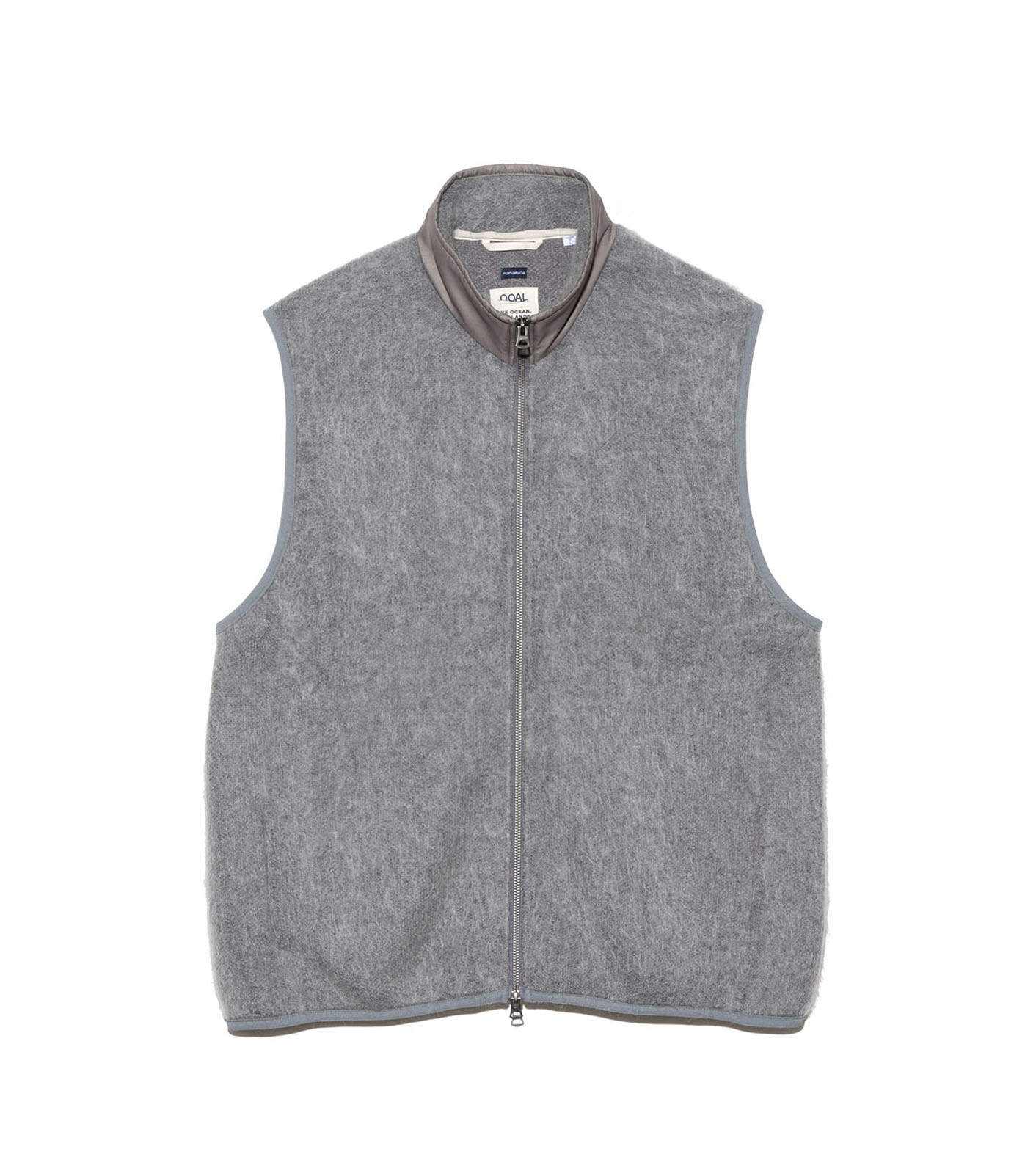 Zip-Up Mohair Vest