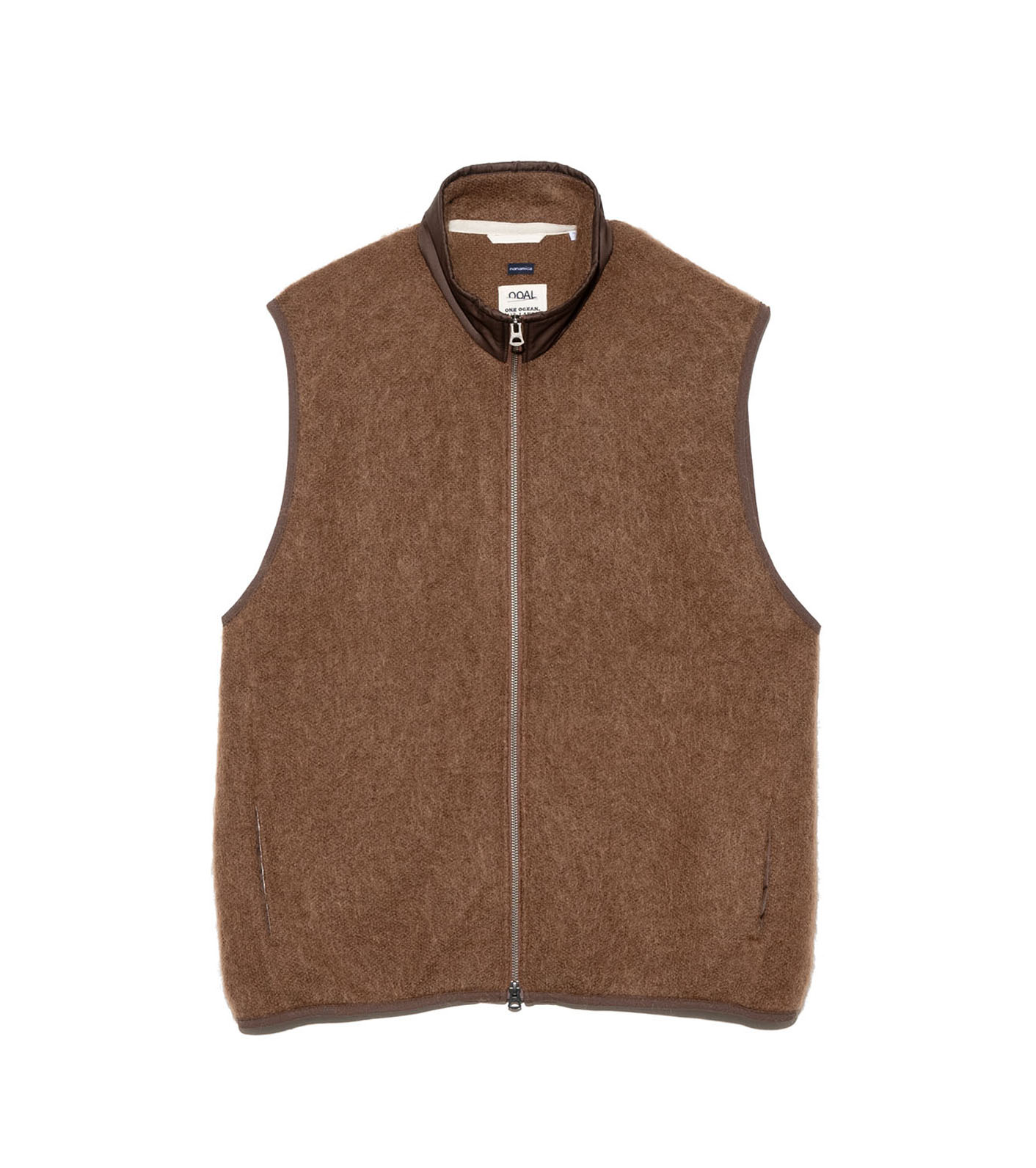 Zip-Up Mohair Vest