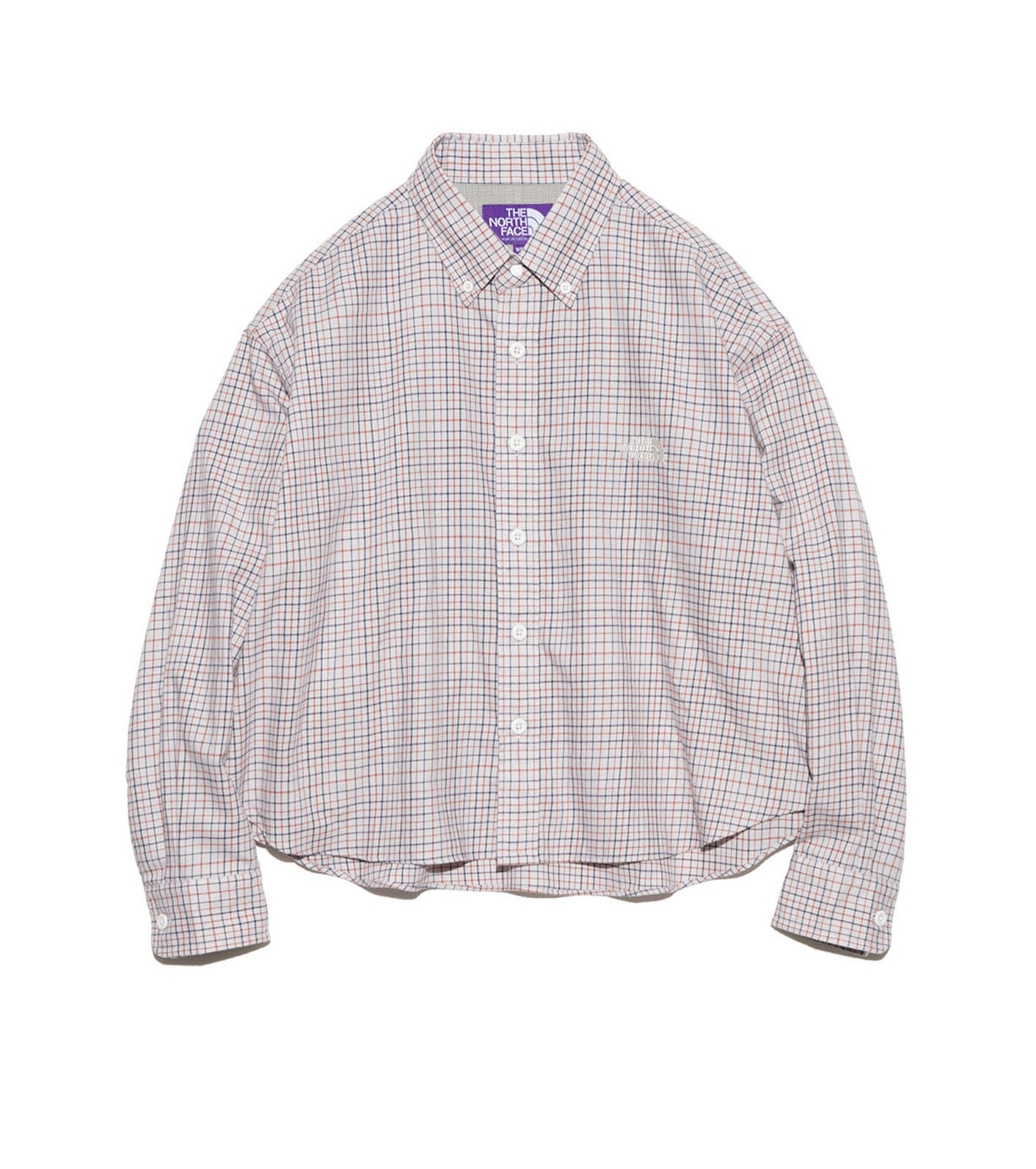 Button Down Tattersall Field Cropped Shirt
