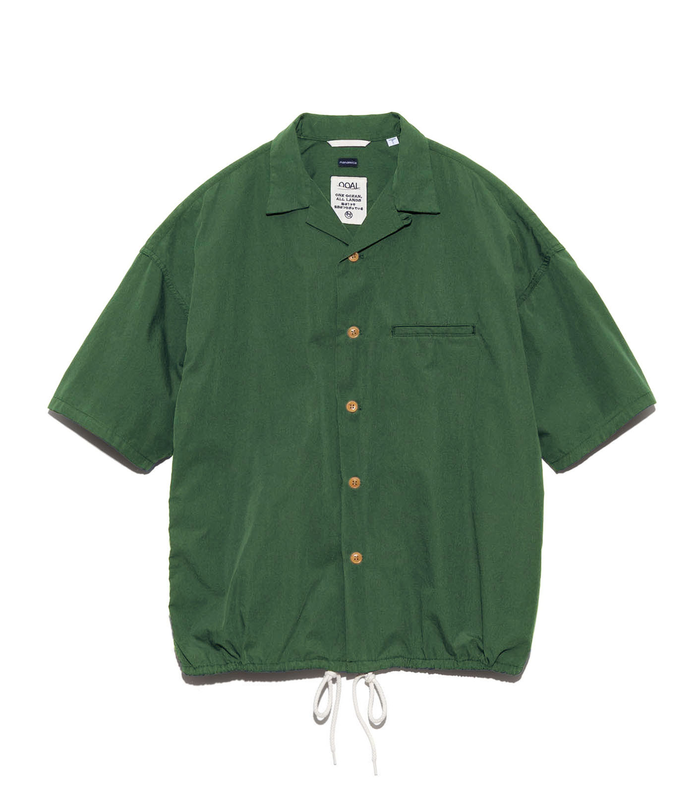 Open Collar S/S Shirt