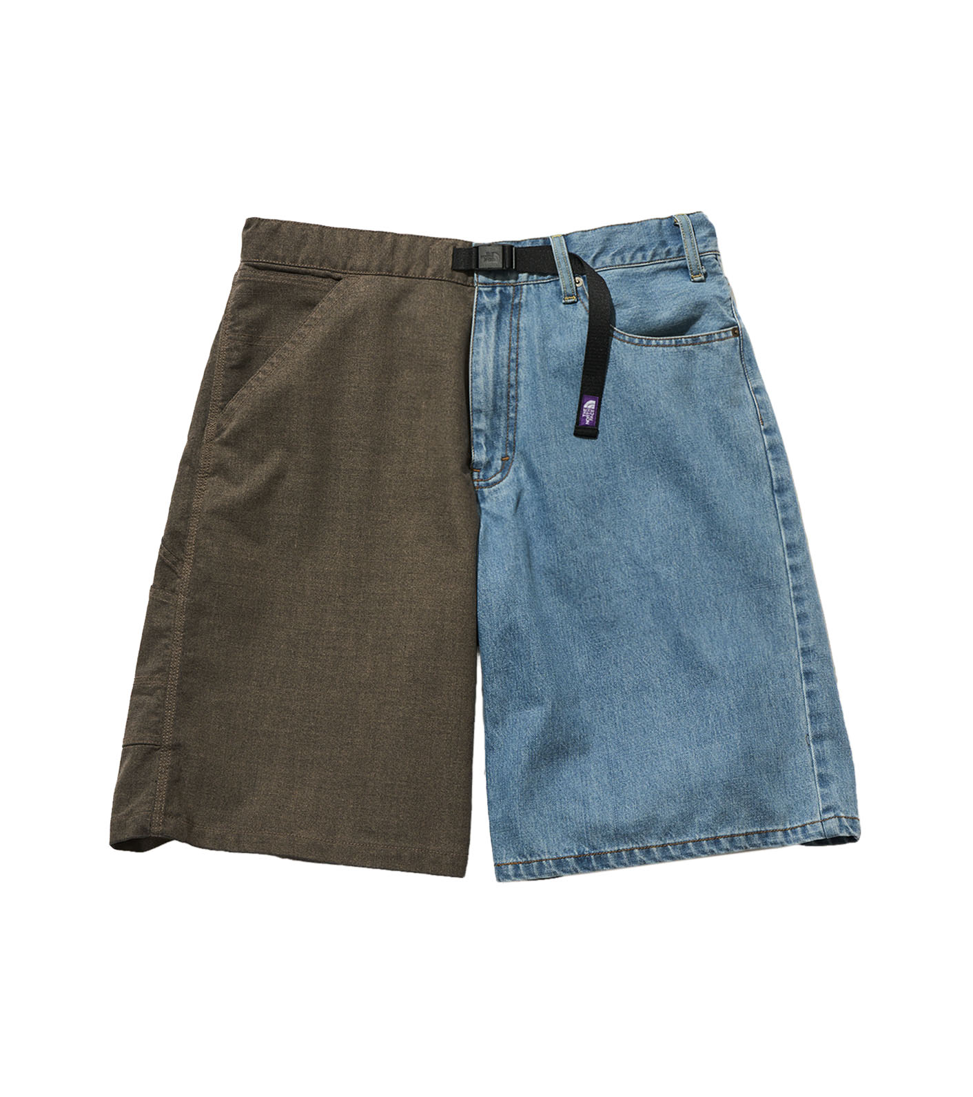 RP Denim Field Patchwork Shorts