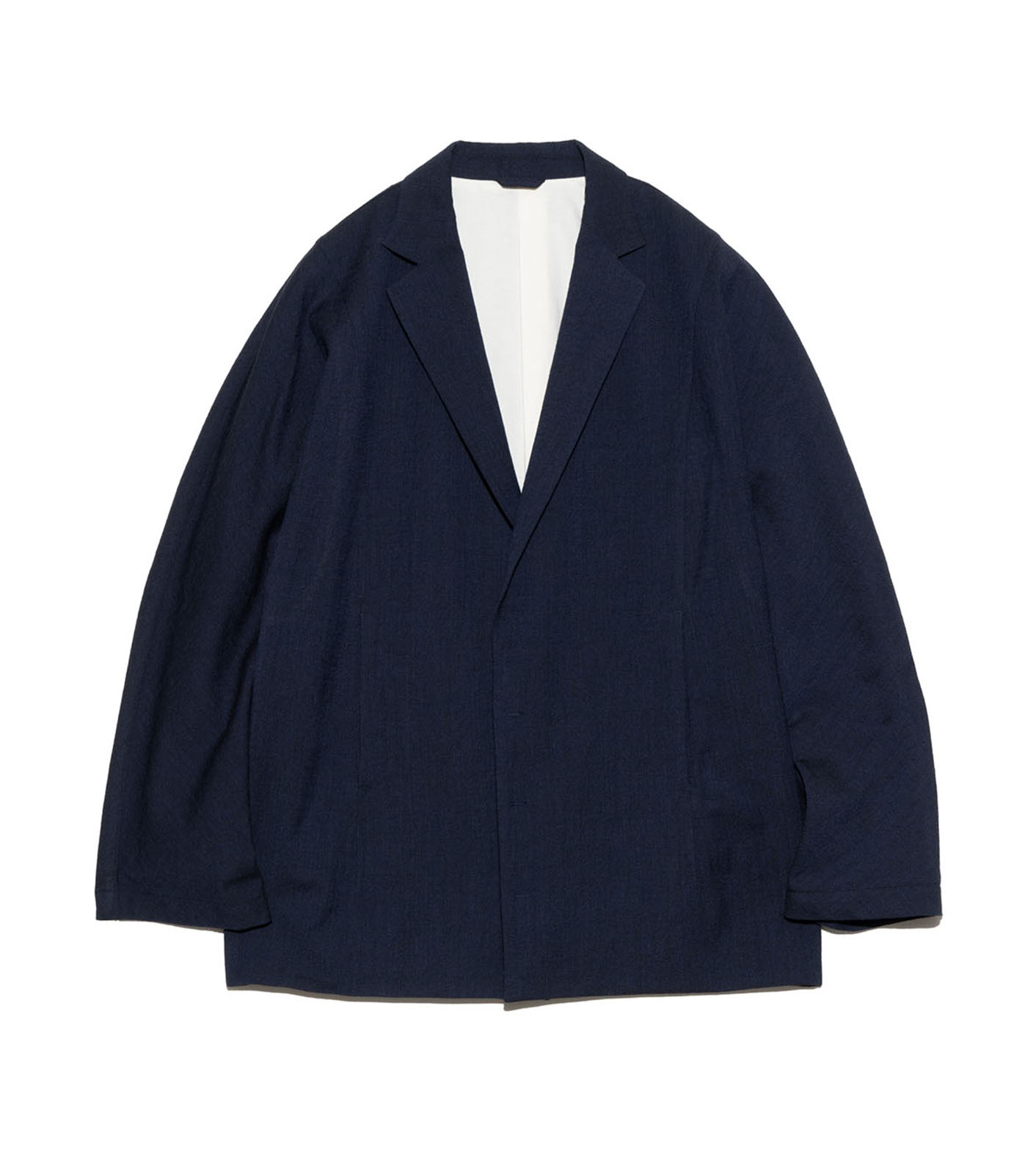Wool Cotton Crepe Jacket