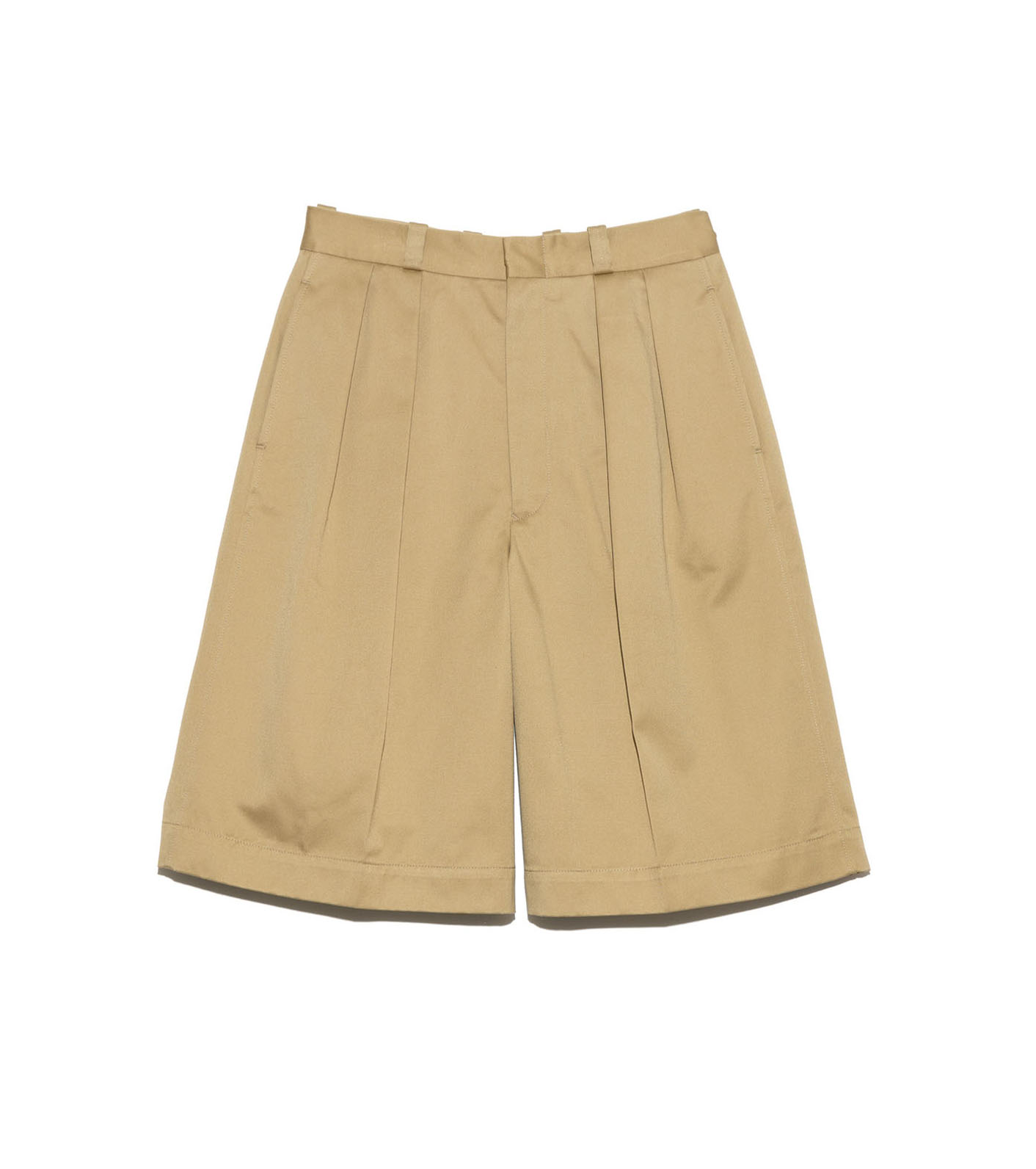 Double Pleat Chino Shorts