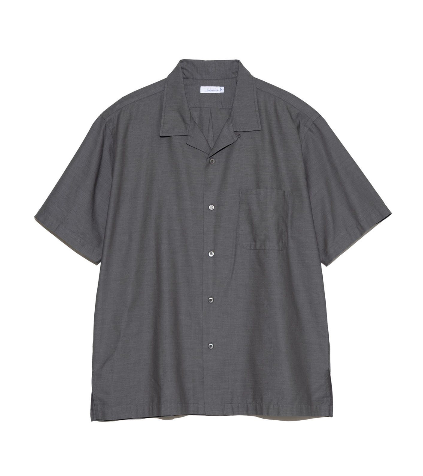 Open Collar Panama S/S Shirt