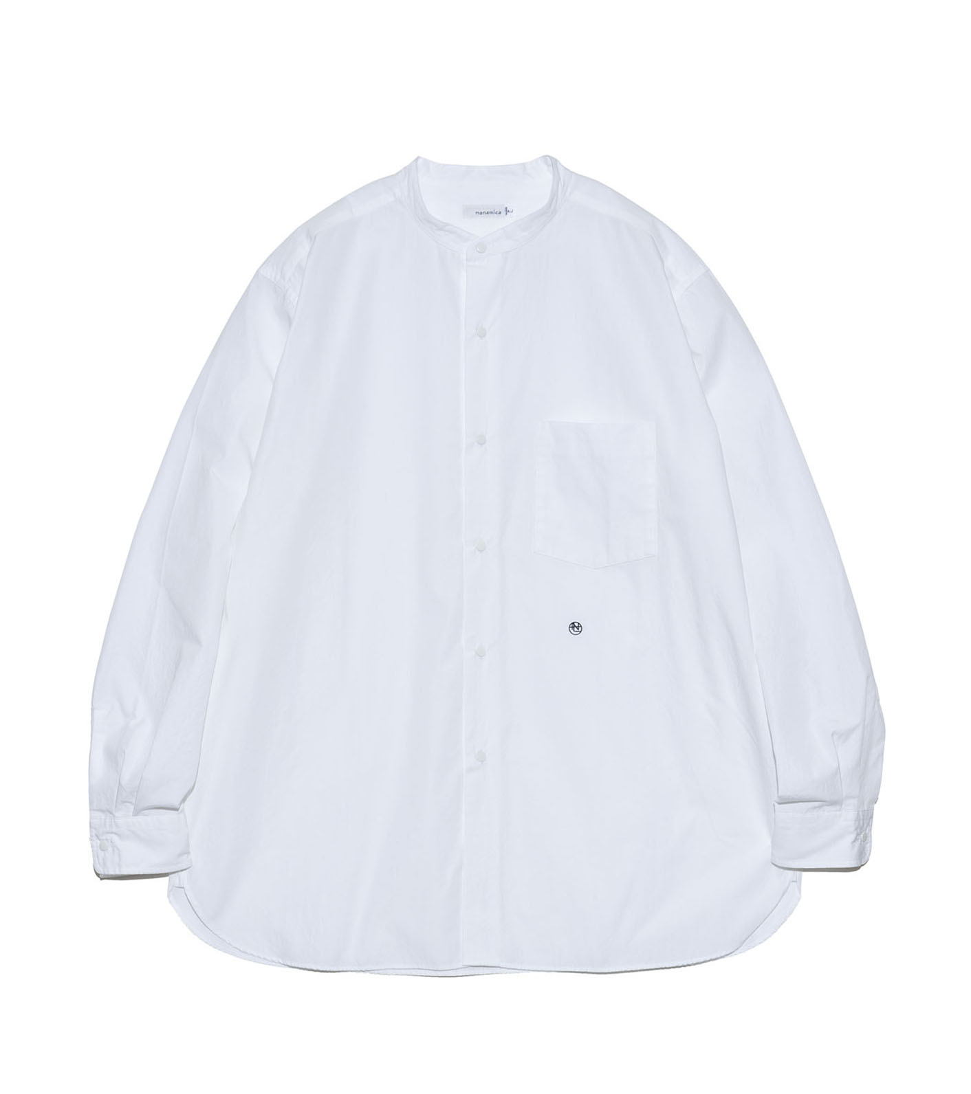Band Collar Wind Shirt
