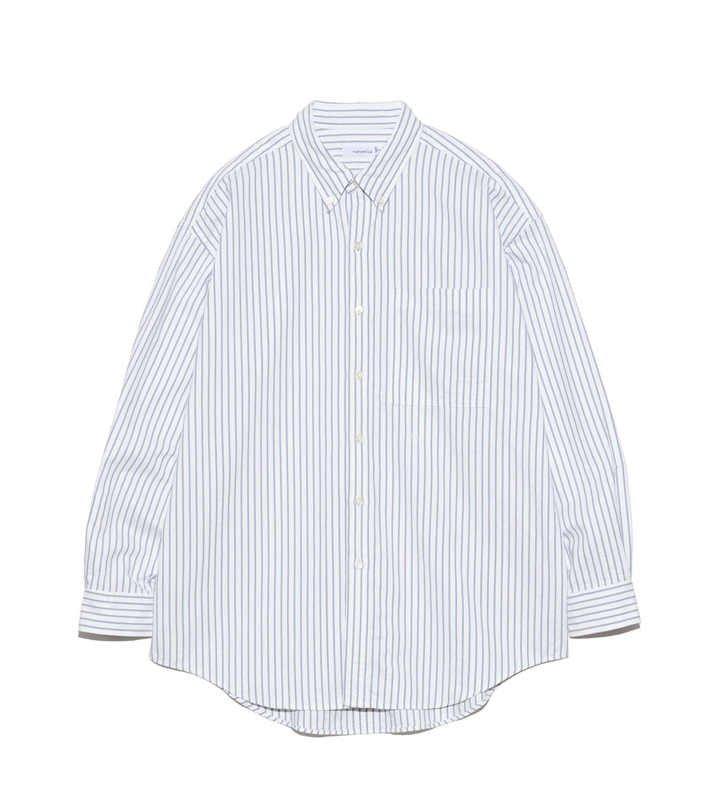 Button Down Stripe Wind Shirt