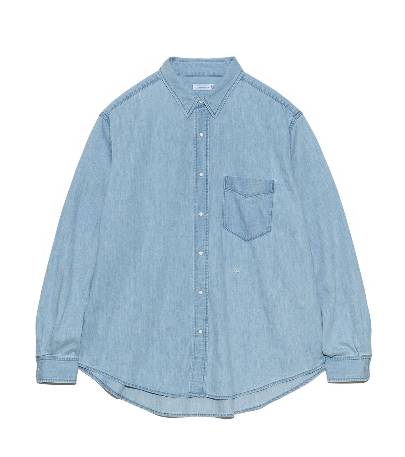 nanamica / Regular Collar Light Denim Shirt