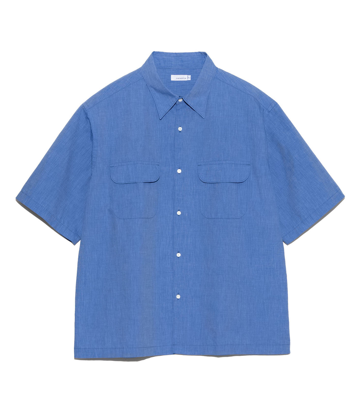 Regular Collar End On End S/S Shirt