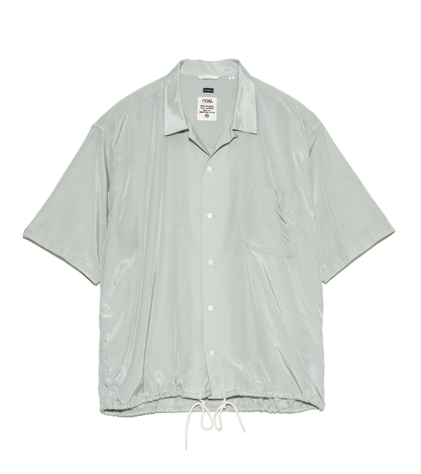 Open Collar S/S Shirt