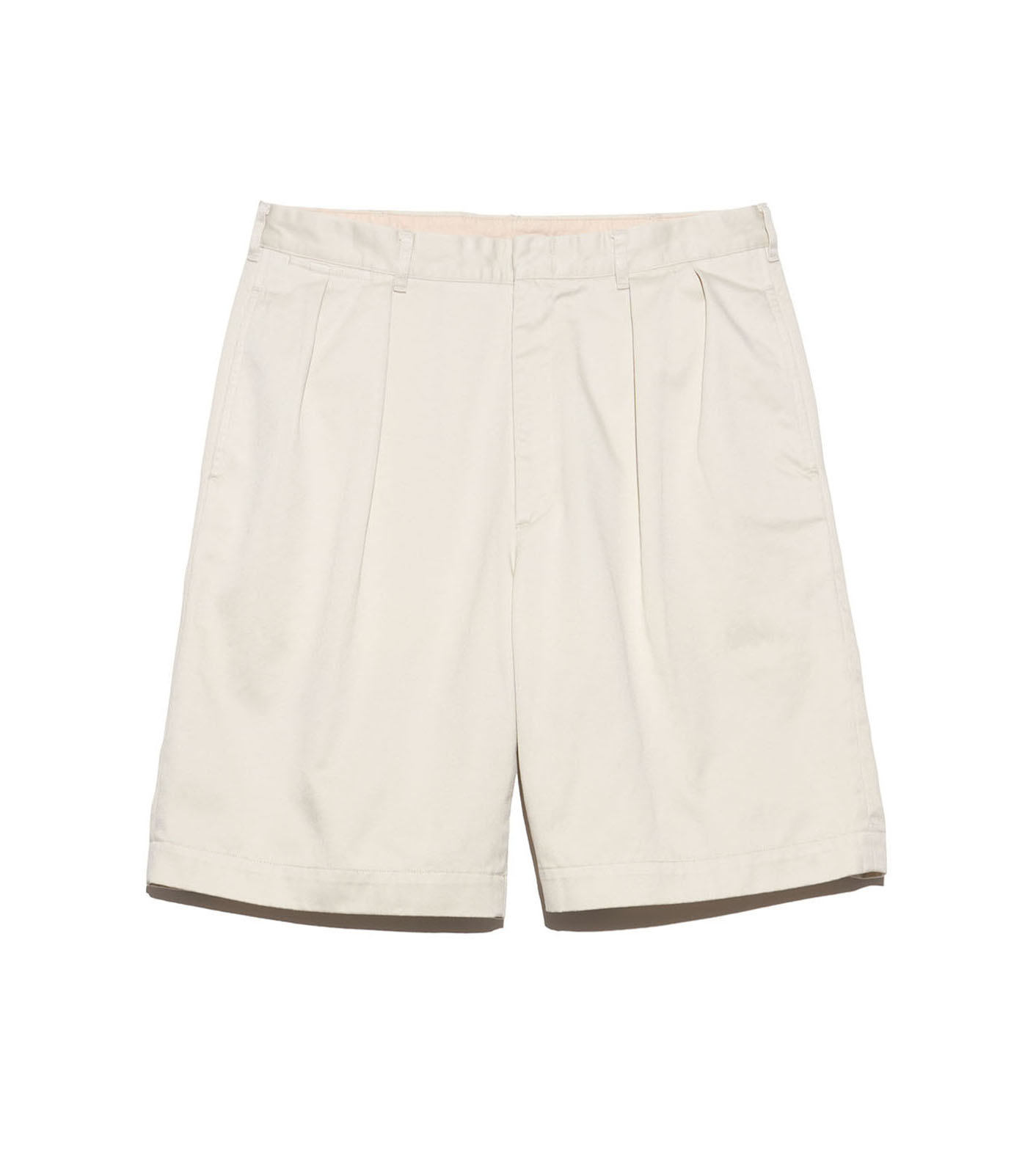 Double Pleat Chino Shorts