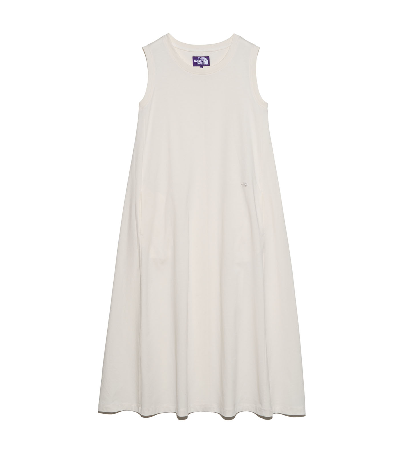 Cotton Jersey Sleeveless Flared Dress