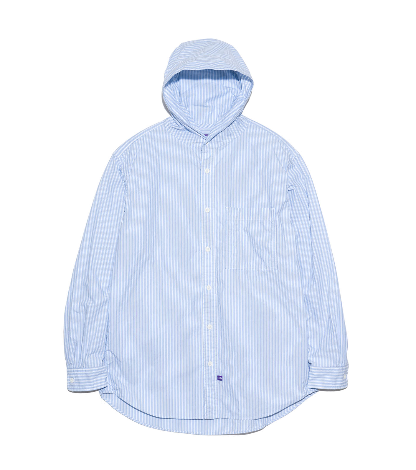 Mountain Striped Hooded Shirt