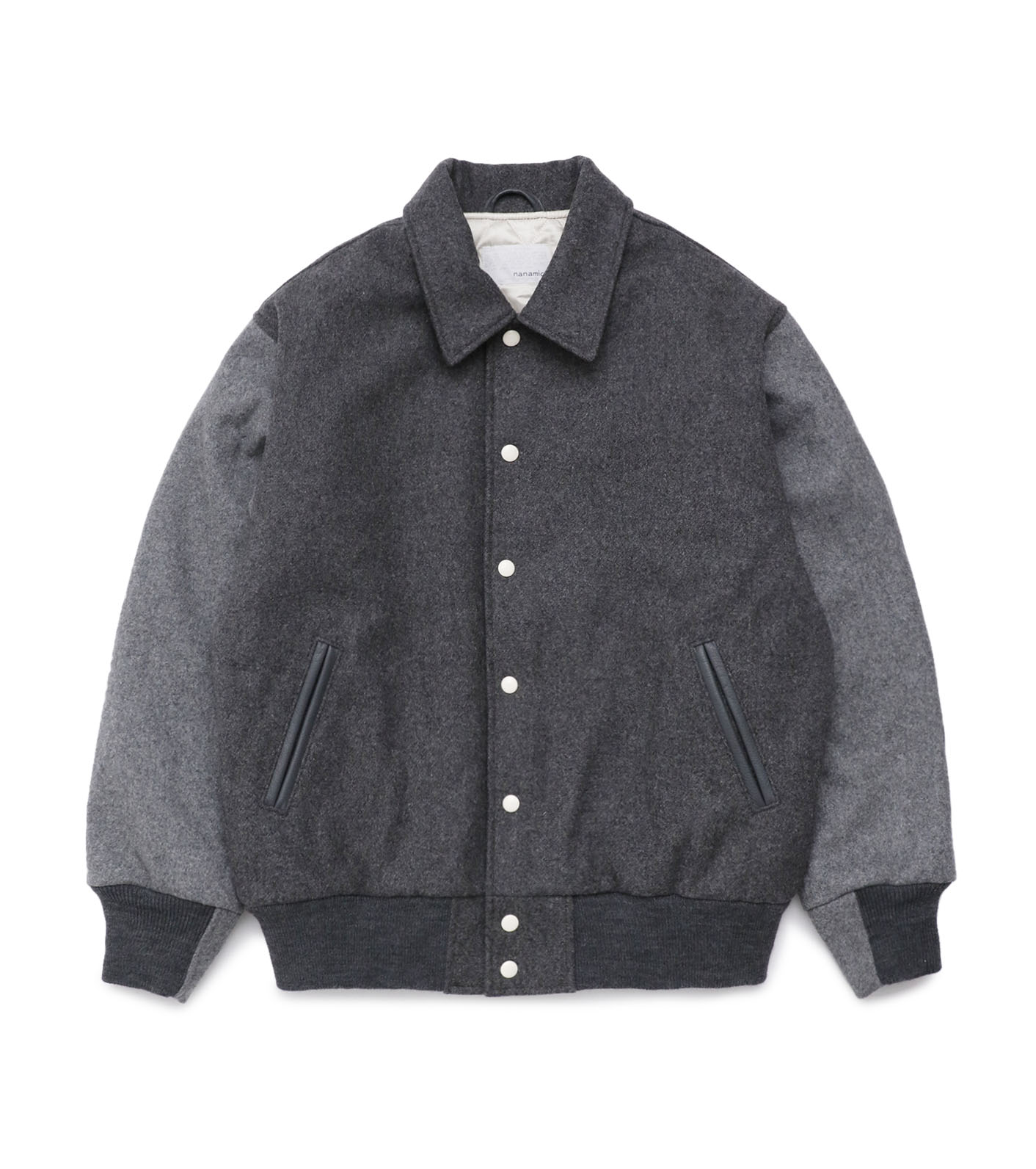 nanamica Exclusive Os Varsity Jacket With Shirt Collar
