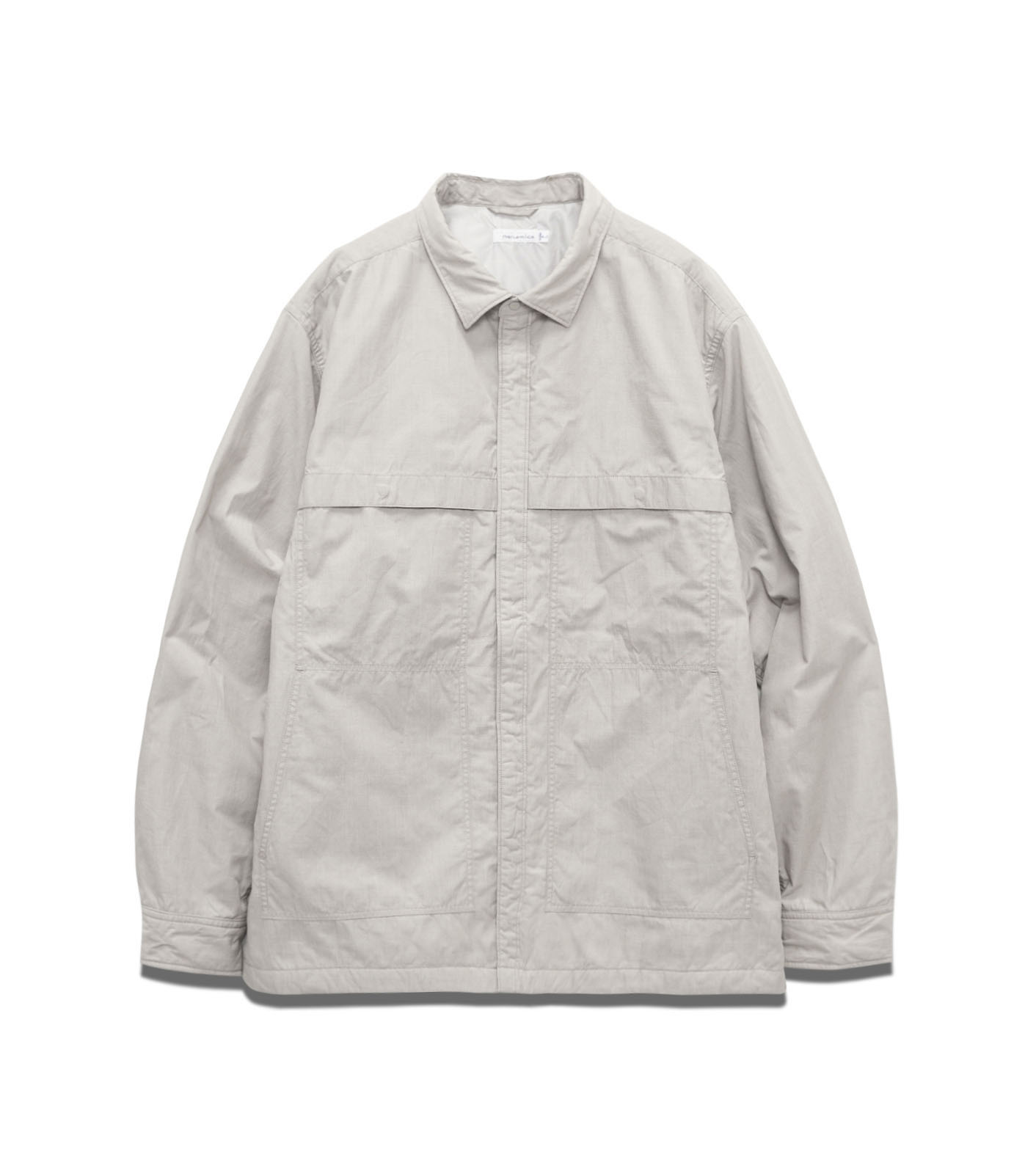 トップス Insulation Shirt Jacket Light Gray Nanamica - Insulation Shirt Jacket | HBX - Globally Curated