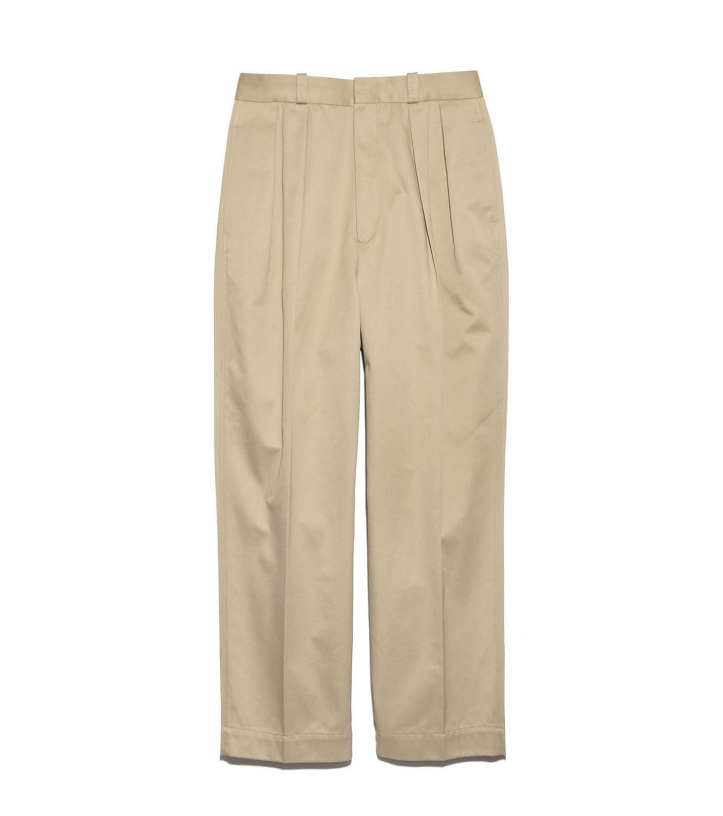 Double Pleated Chino Pants