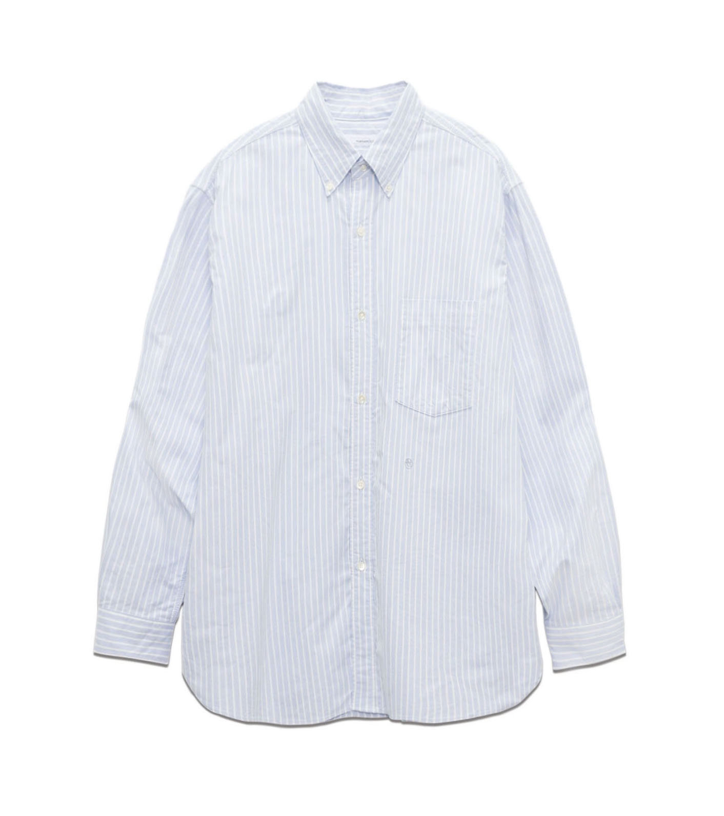 Button Down Stripe Wind Shirt