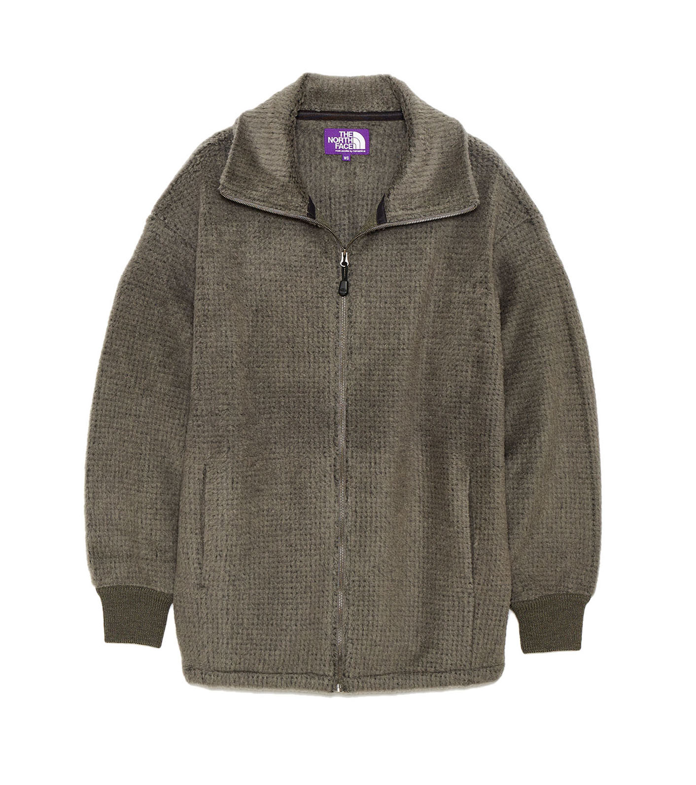 POLARTEC Wool Fleece Zip Up Sweater