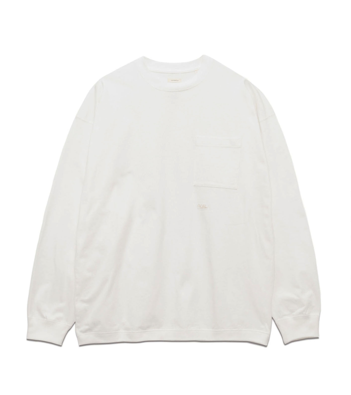 【関税込み】nanamica ベージュ OOAL 長袖Tシャツ nanamica OOAL L/S Graphic Tee Beige（ナナミカ OOAL ロング