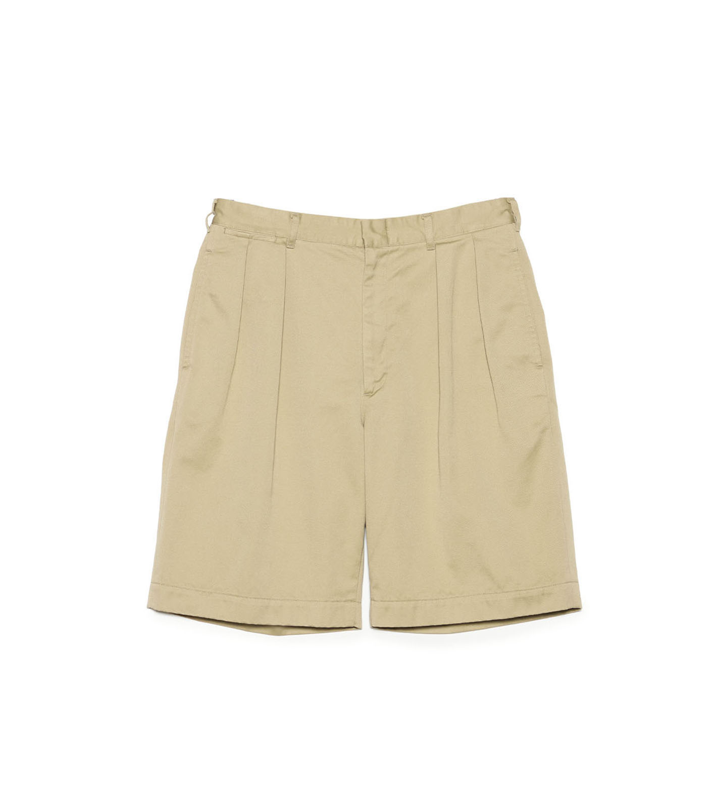 Double Pleated Chino Shorts