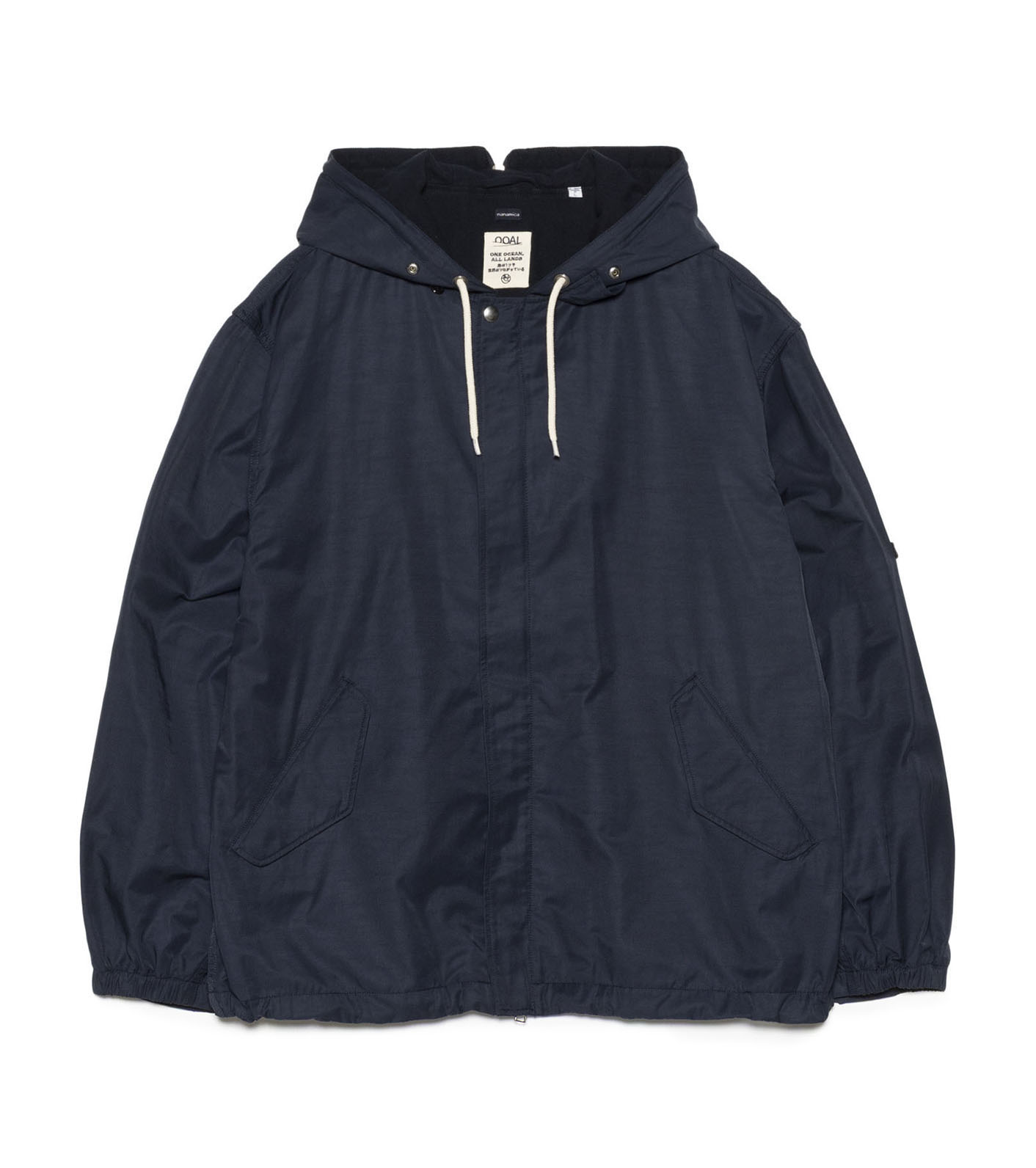 Nylon Twill Hooded Jacket