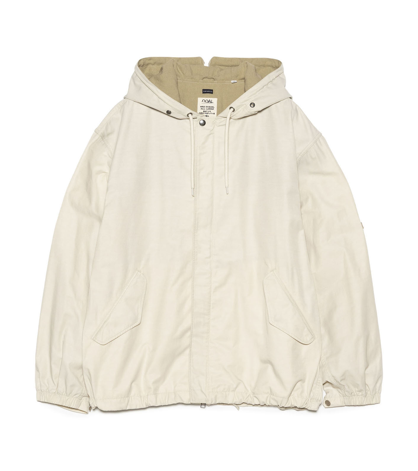 Nylon Twill Hooded Jacket