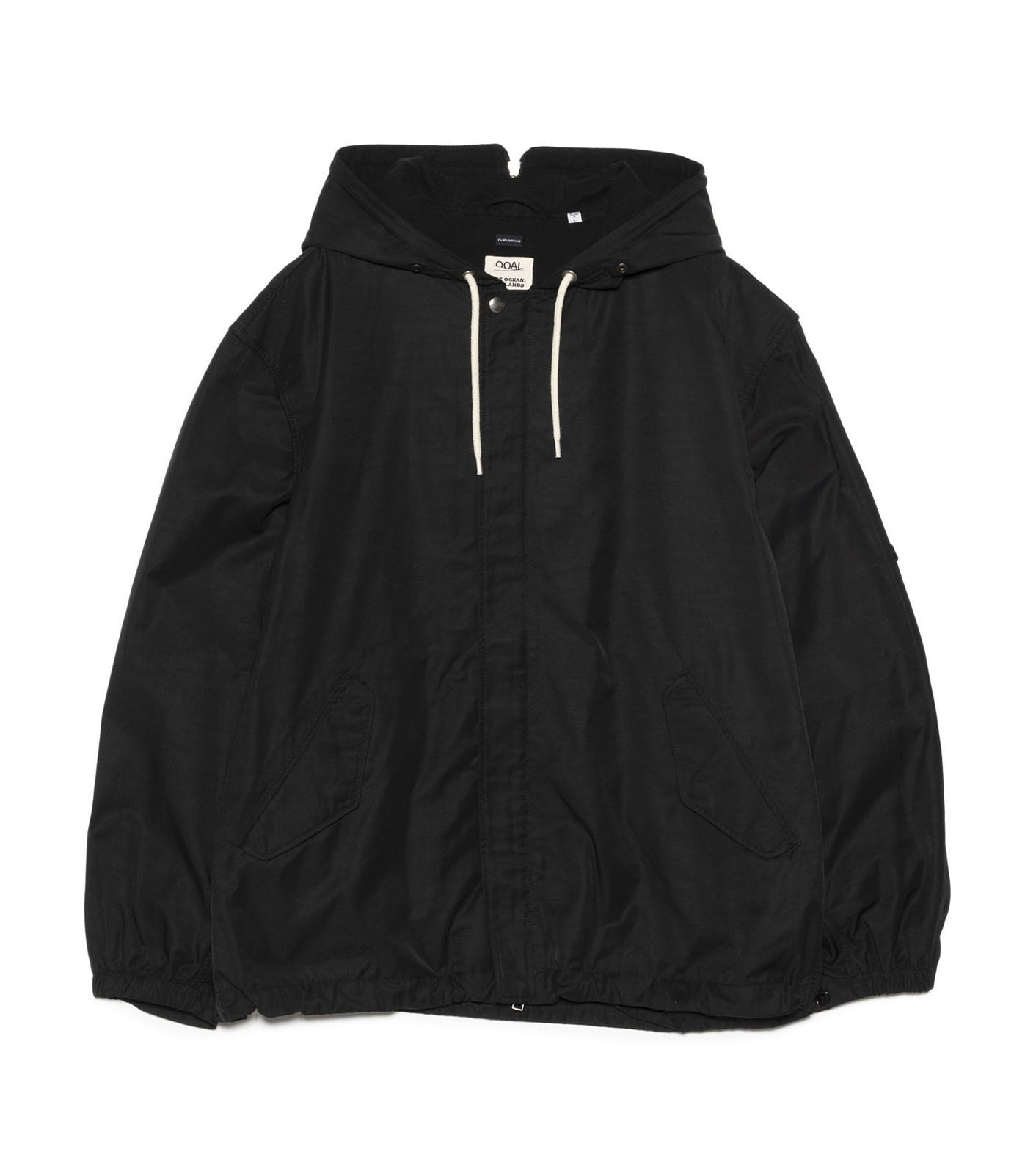 Nylon Twill Hooded Jacket