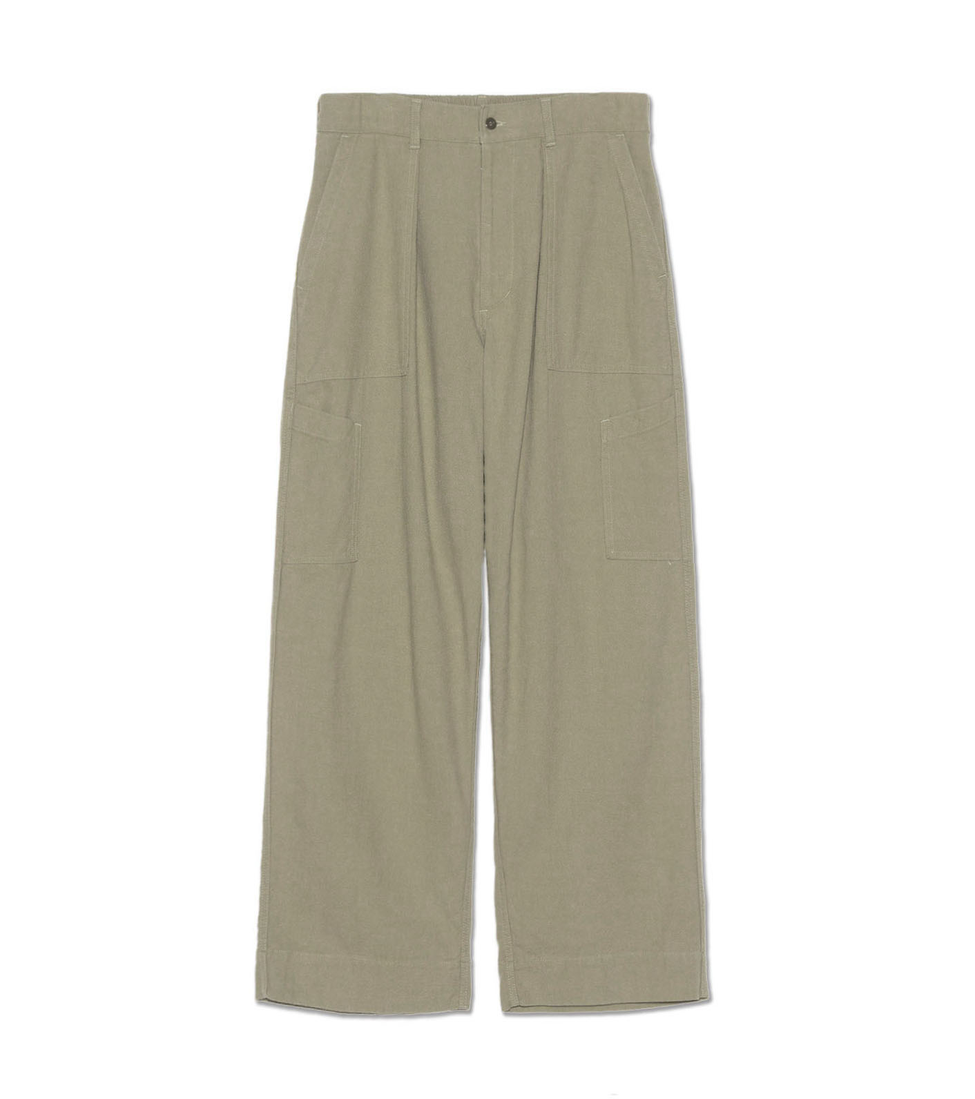 Silk Nep Cotton Twill Deck Pants