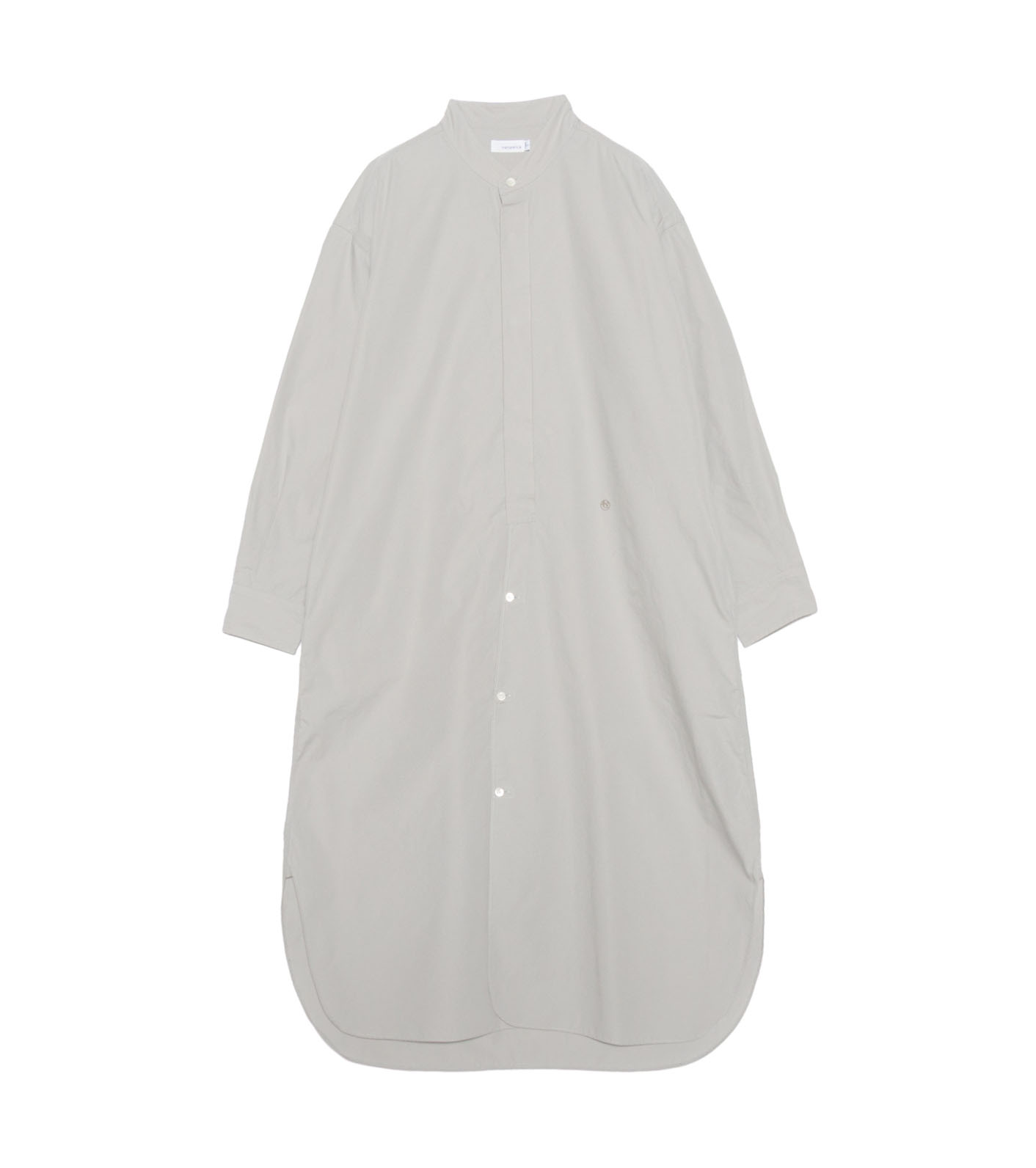 Band Collar Wind Shirt Dress