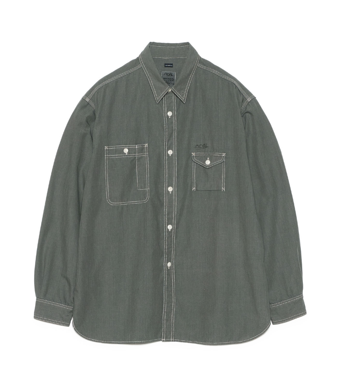 Regular Collar Chambray Shirt