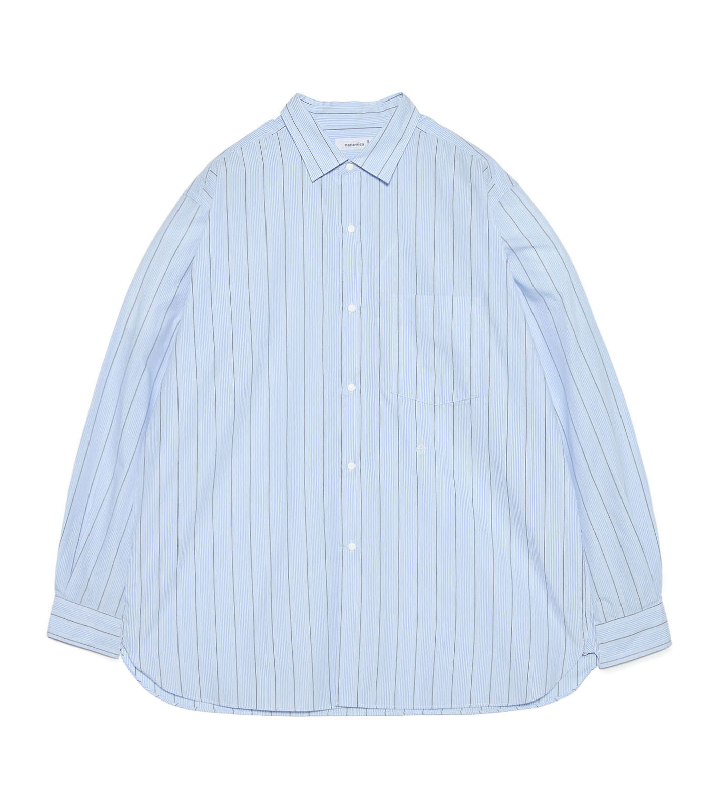 Regular Collar Stripe Wind Shirt
