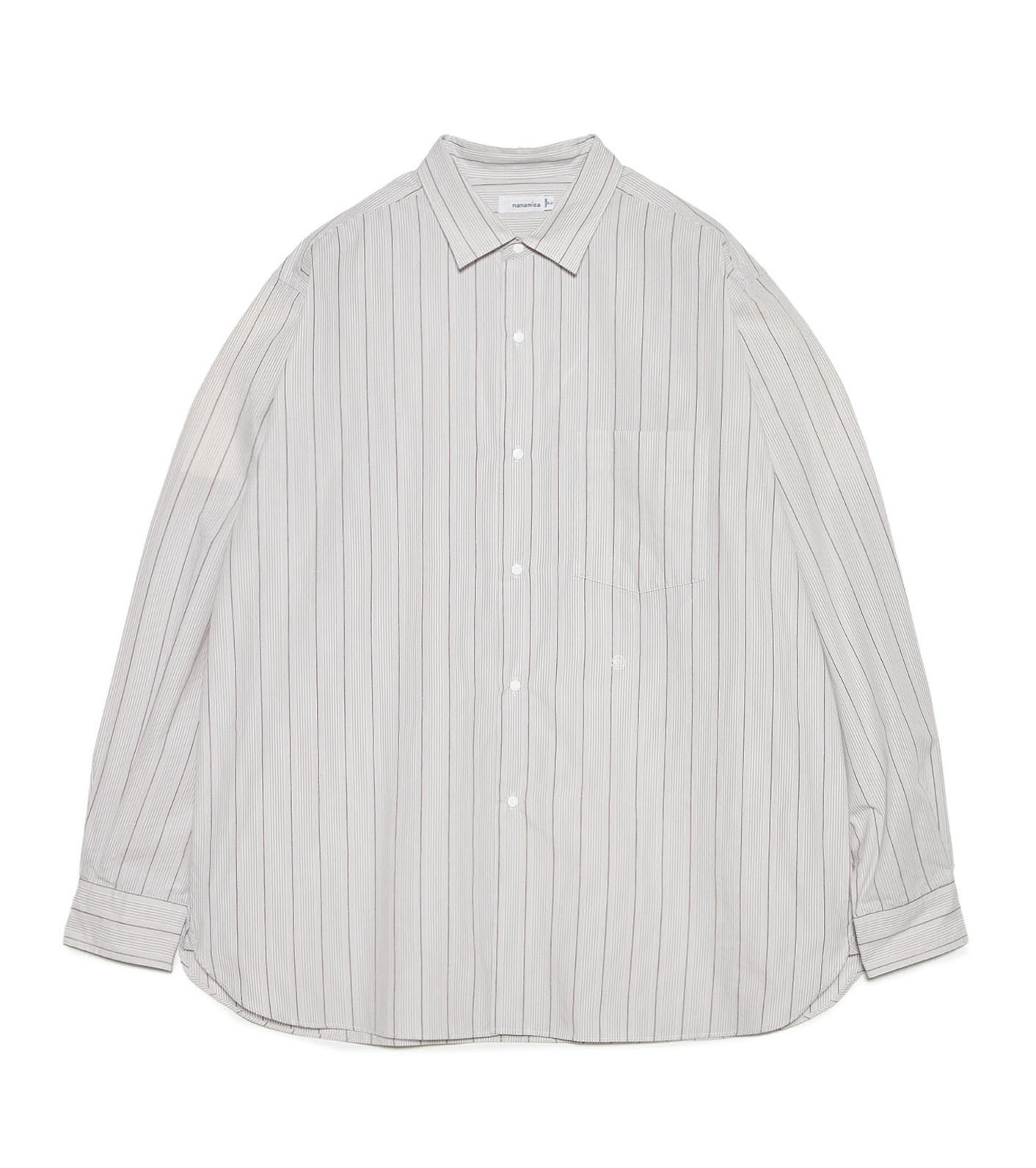 Regular Collar Stripe Wind Shirt