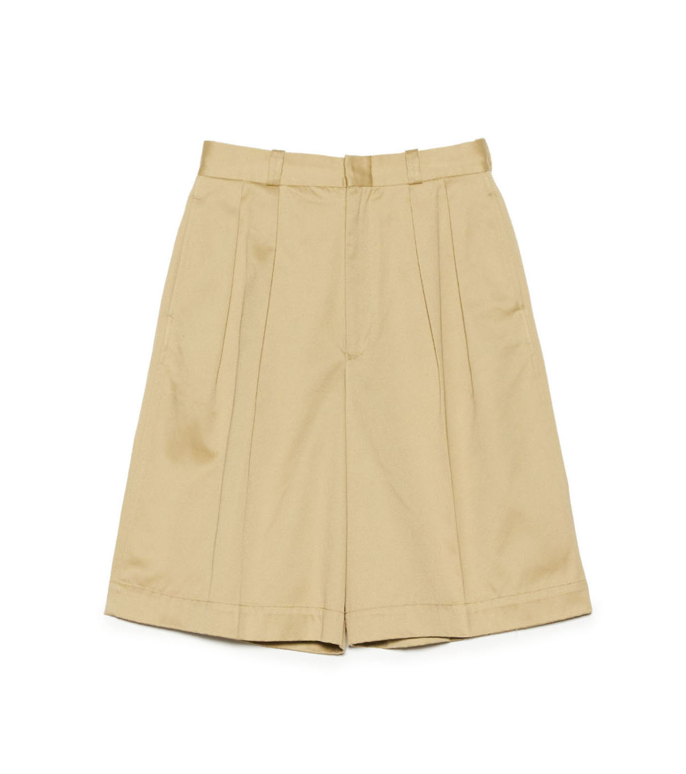 Double Pleated Chino Shorts
