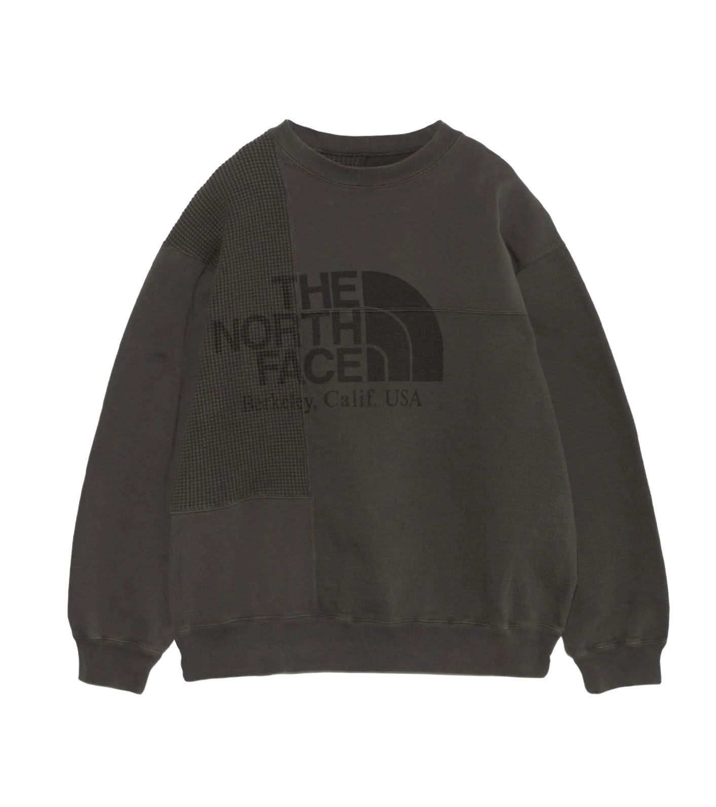 Field Patchworked Crewneck Sweatshirt