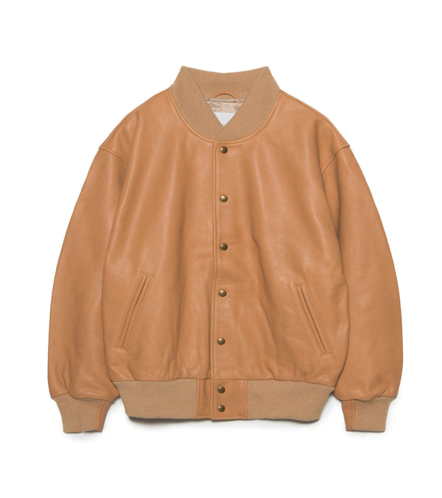 nanamica Exclusive Leather Varsity Jacket