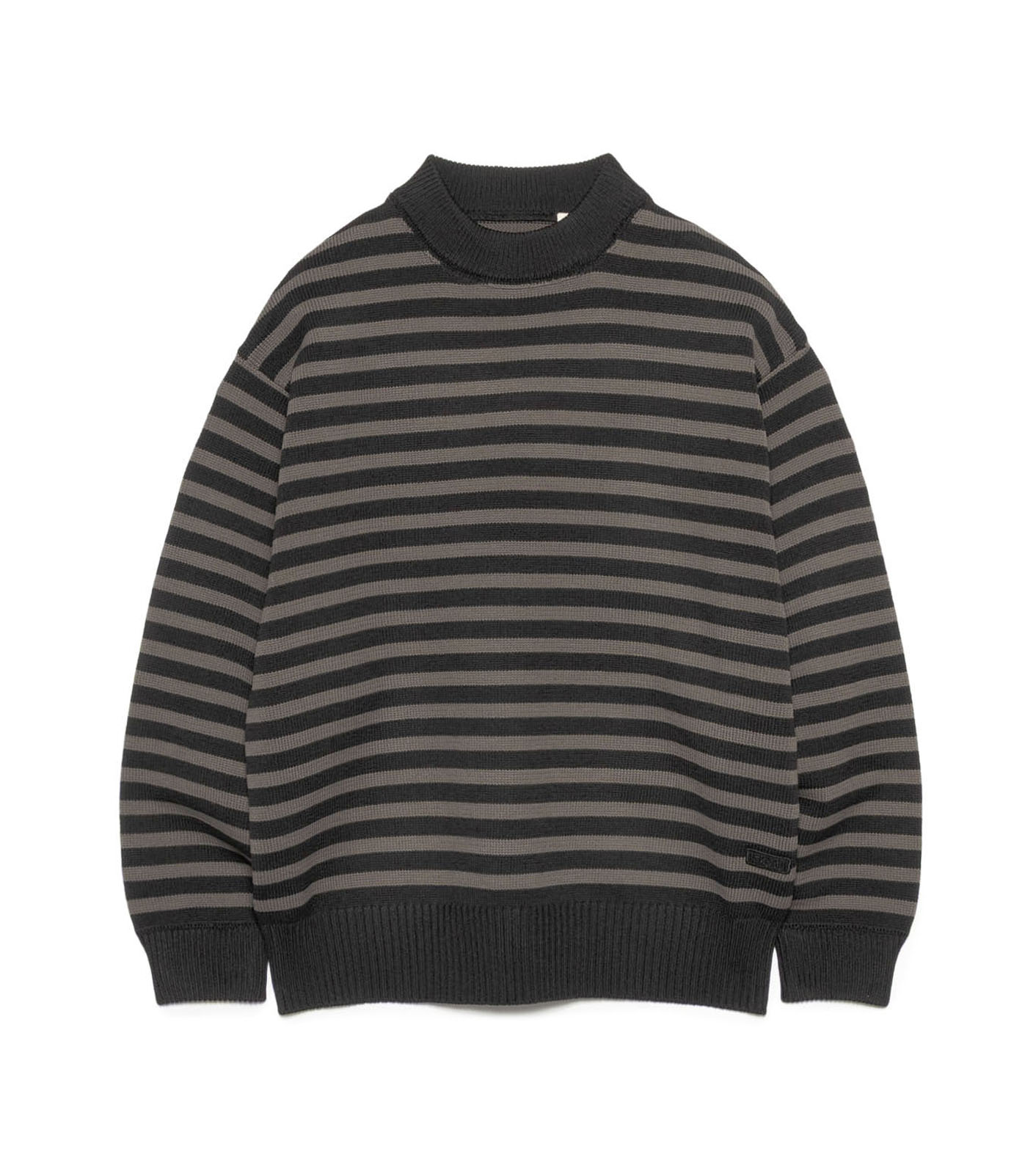 nanamica / Mock Neck Stripe Sweater