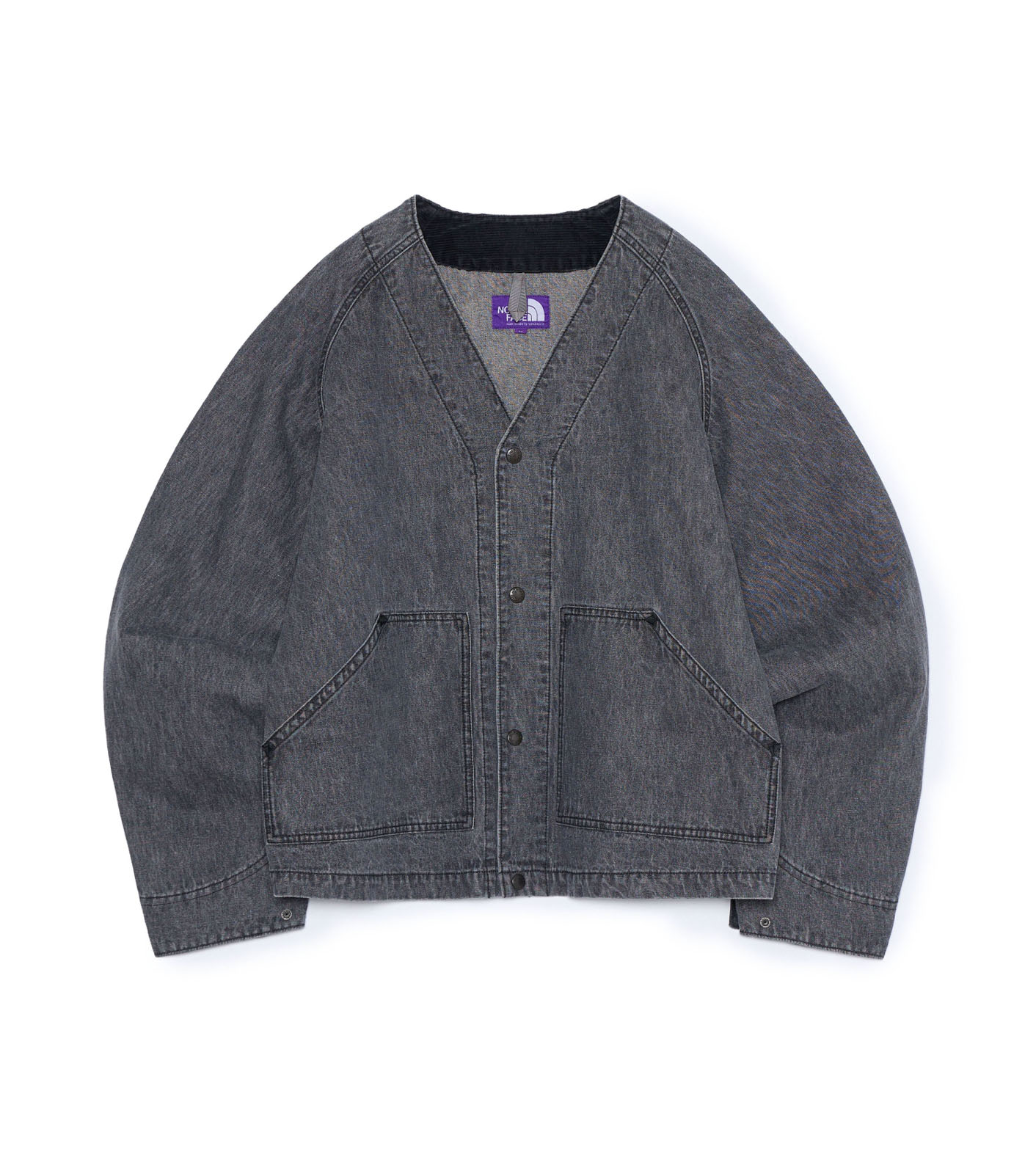 Linen Cotton Denim Field Cardigan