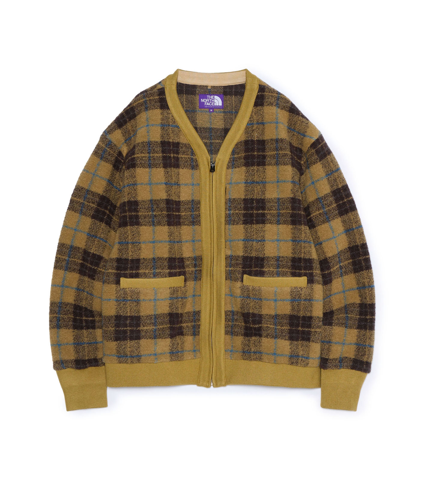 PLAS Plaid Fleece Field Cardigan