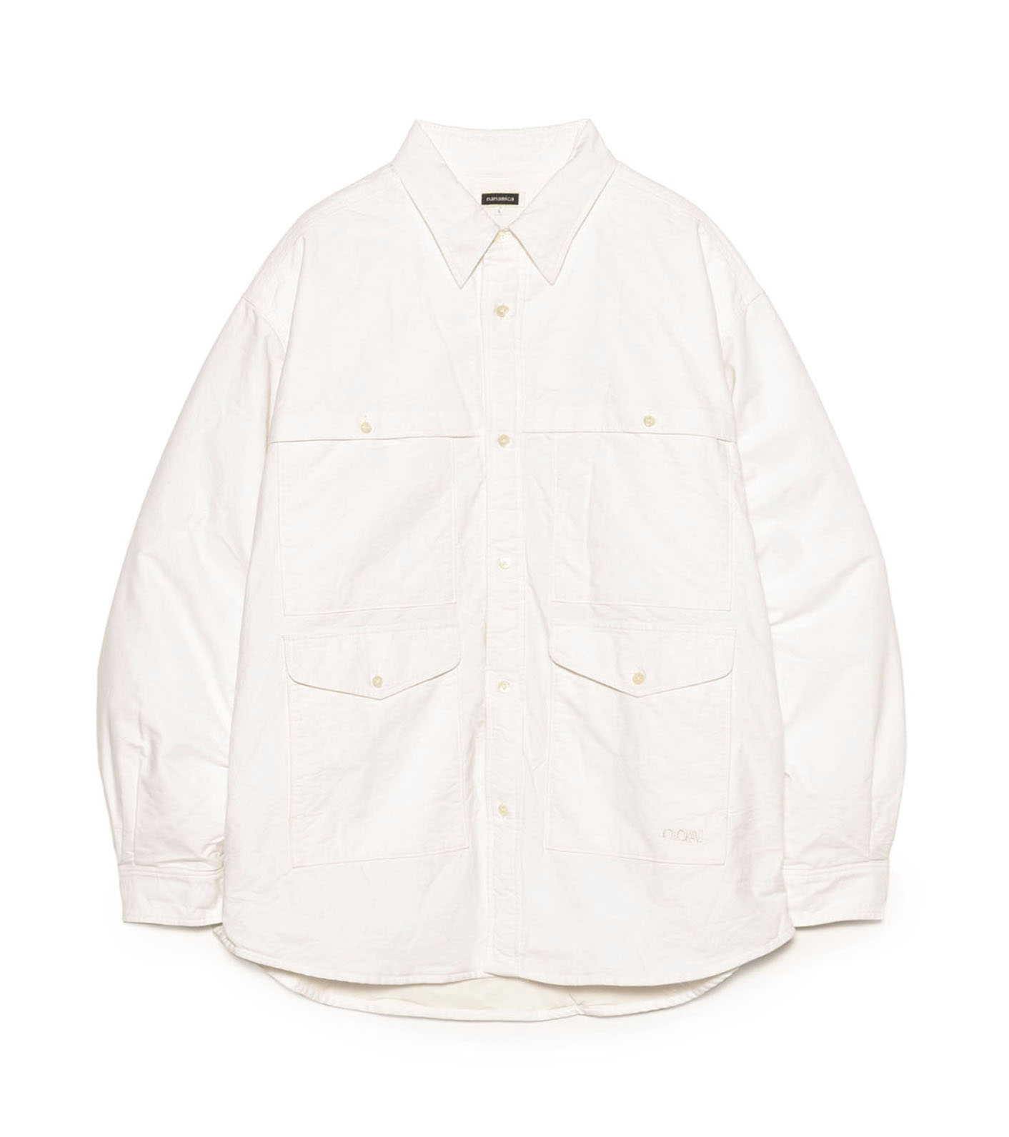 OOAL Cotton Oxford Cruiser Shirt Jacket