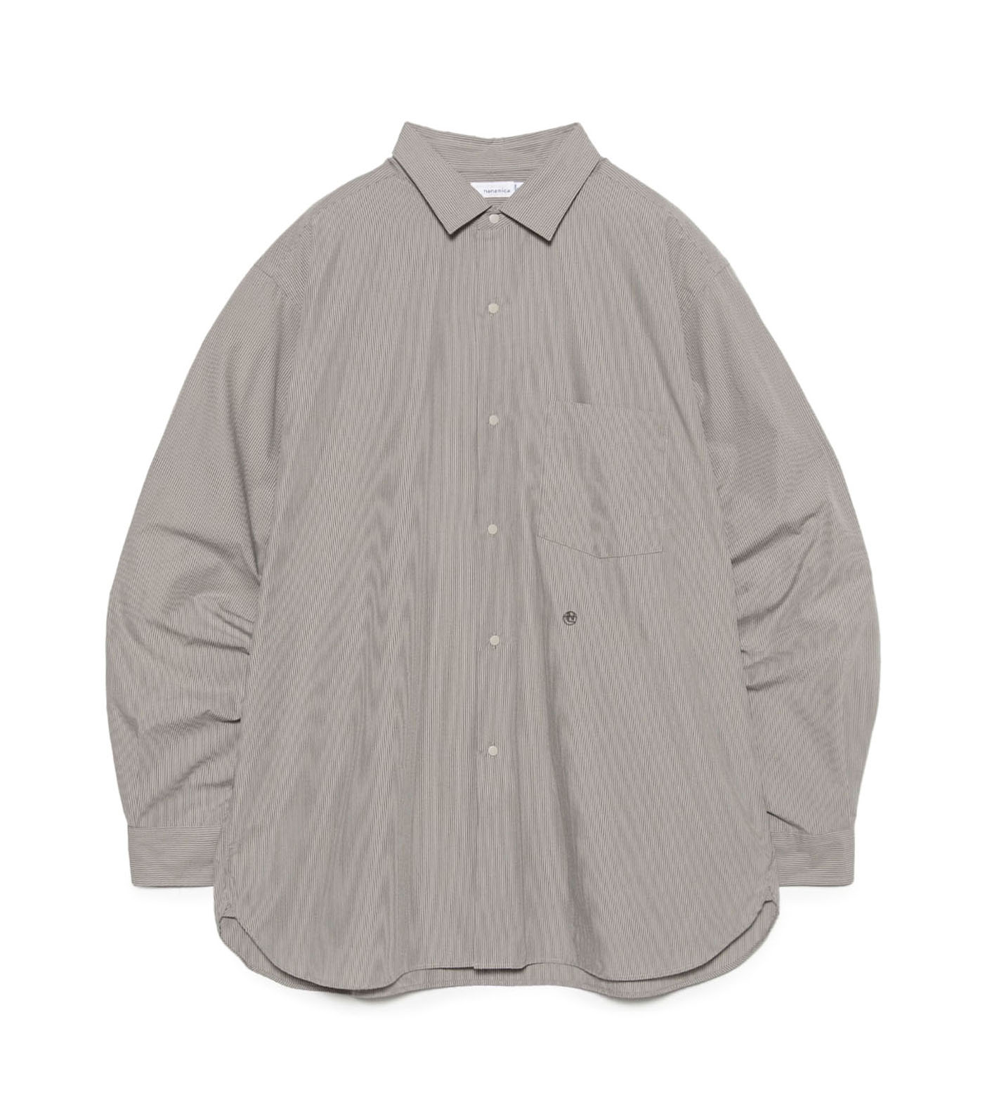 Regular Collar Striped Wind Shirt