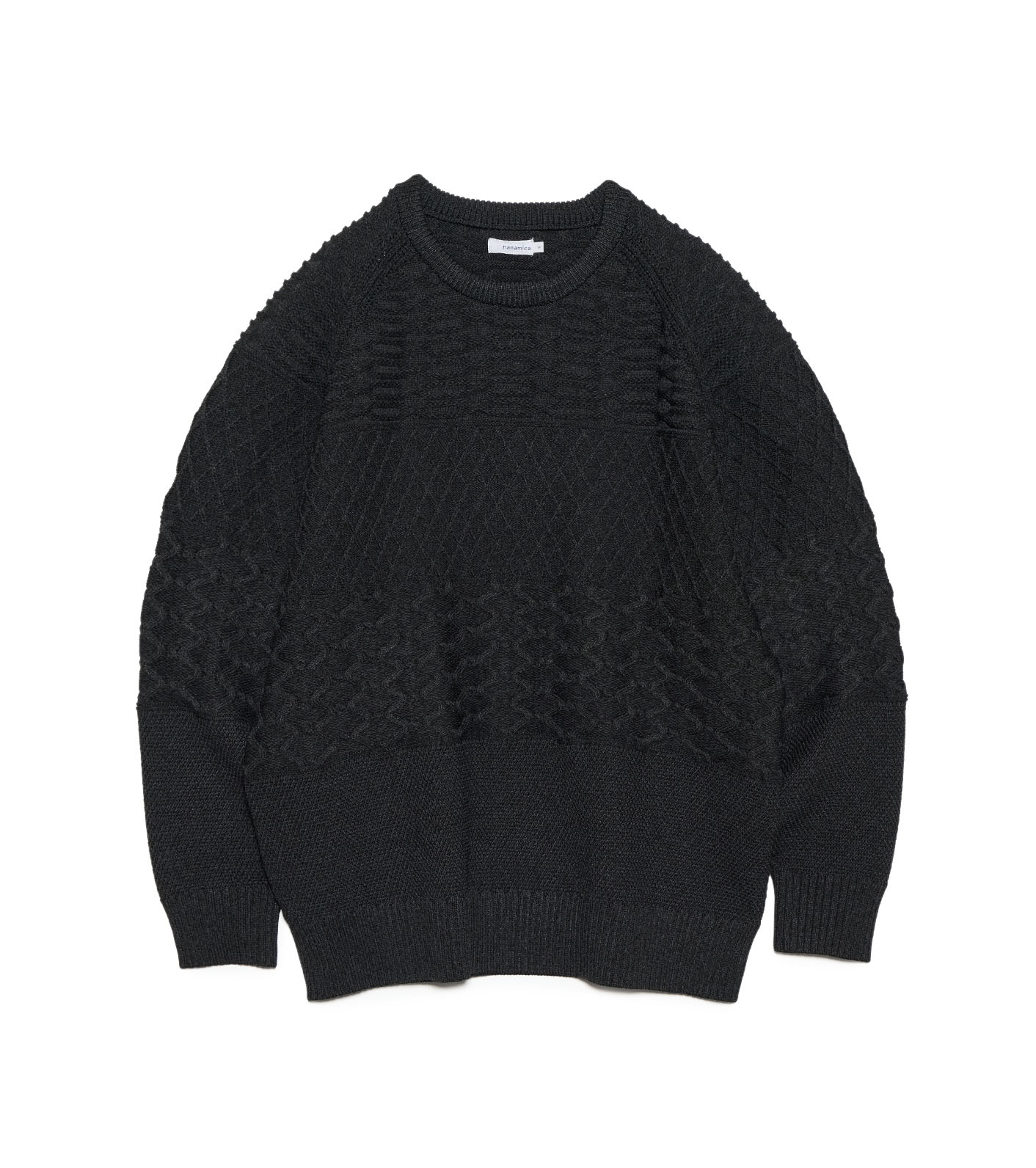 nanamica 5G Crew Neck Sweater ブラック nanamica / Crew Neck Sweater
