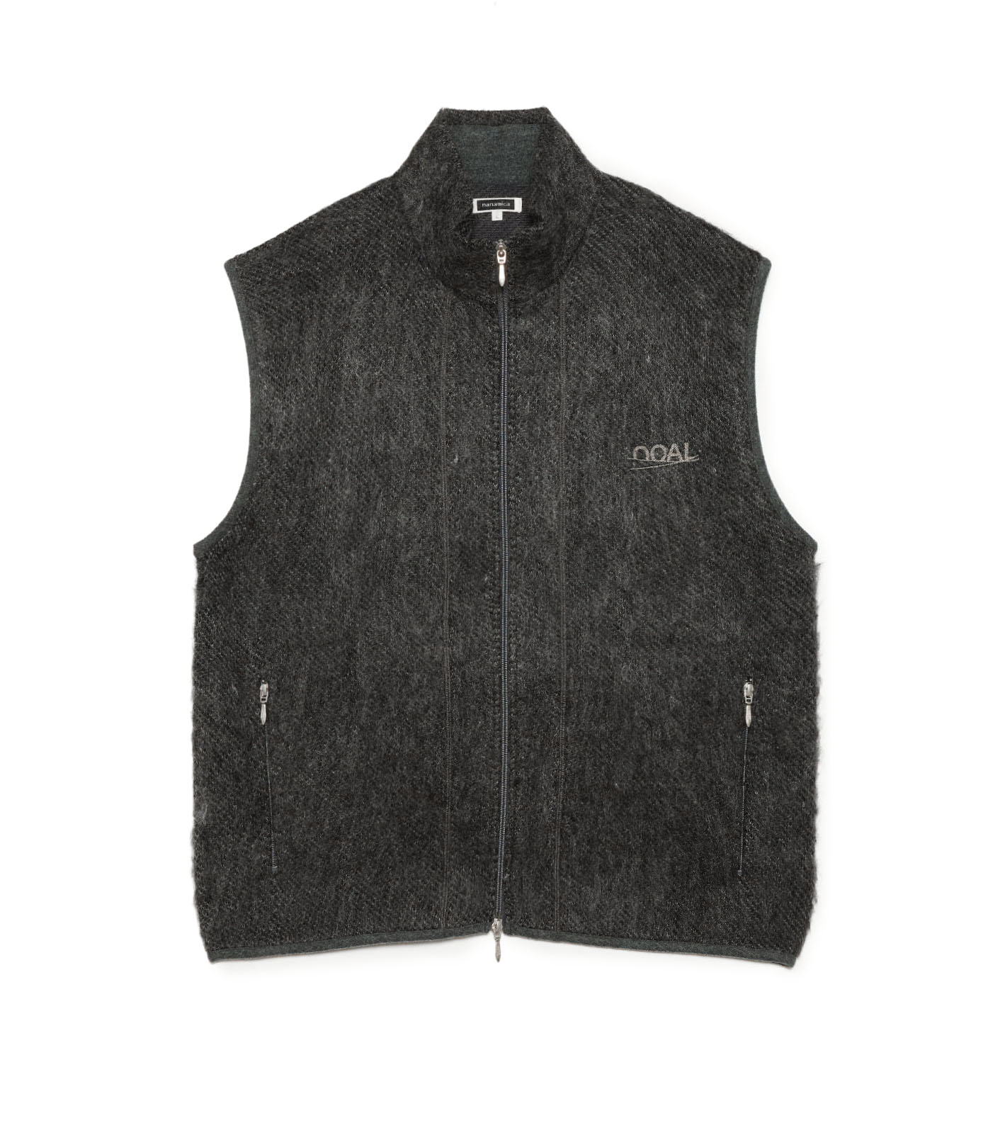 nanamica / OOAL Zip Up Mohair Vest
