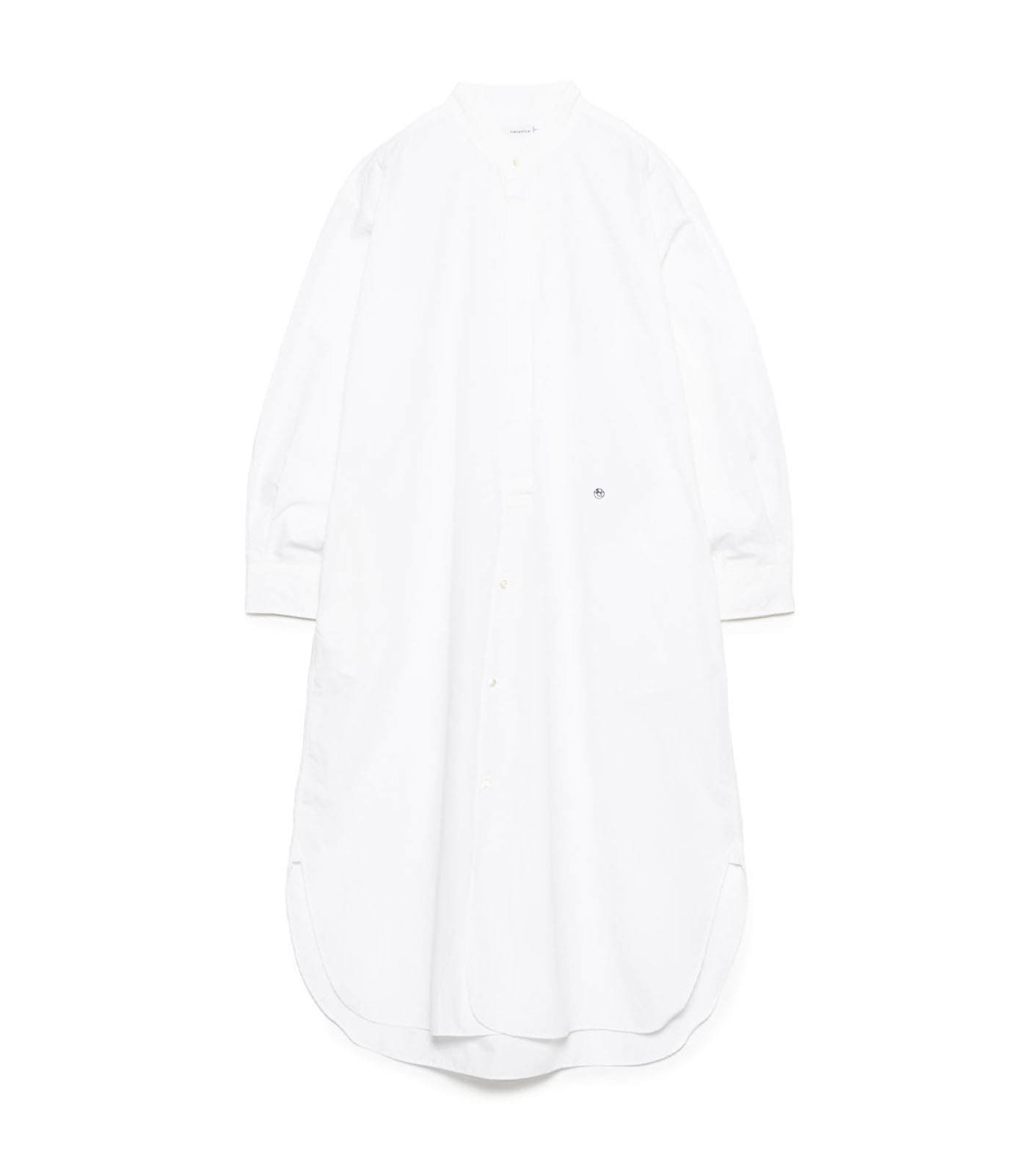 Band Collar Wind Shirt Dress