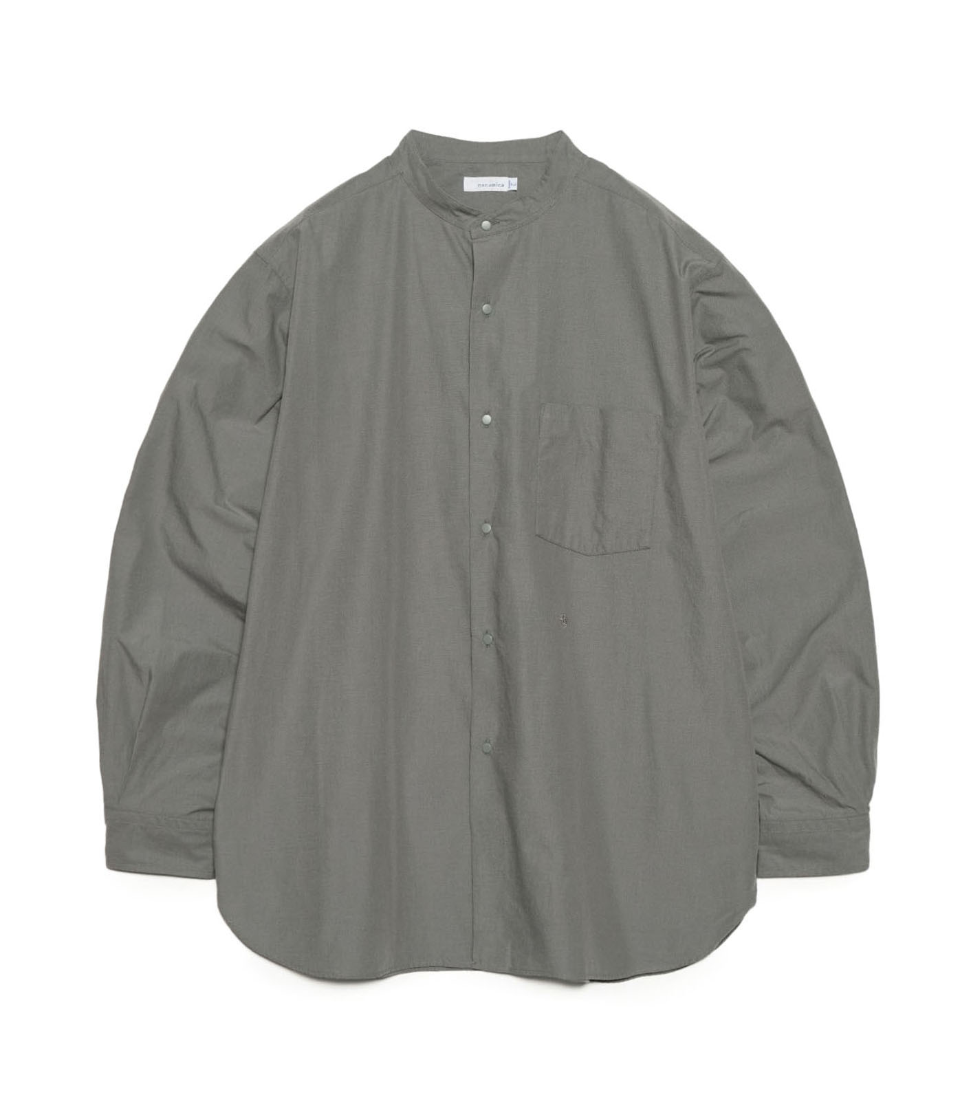 Band Collar Wind Shirt
