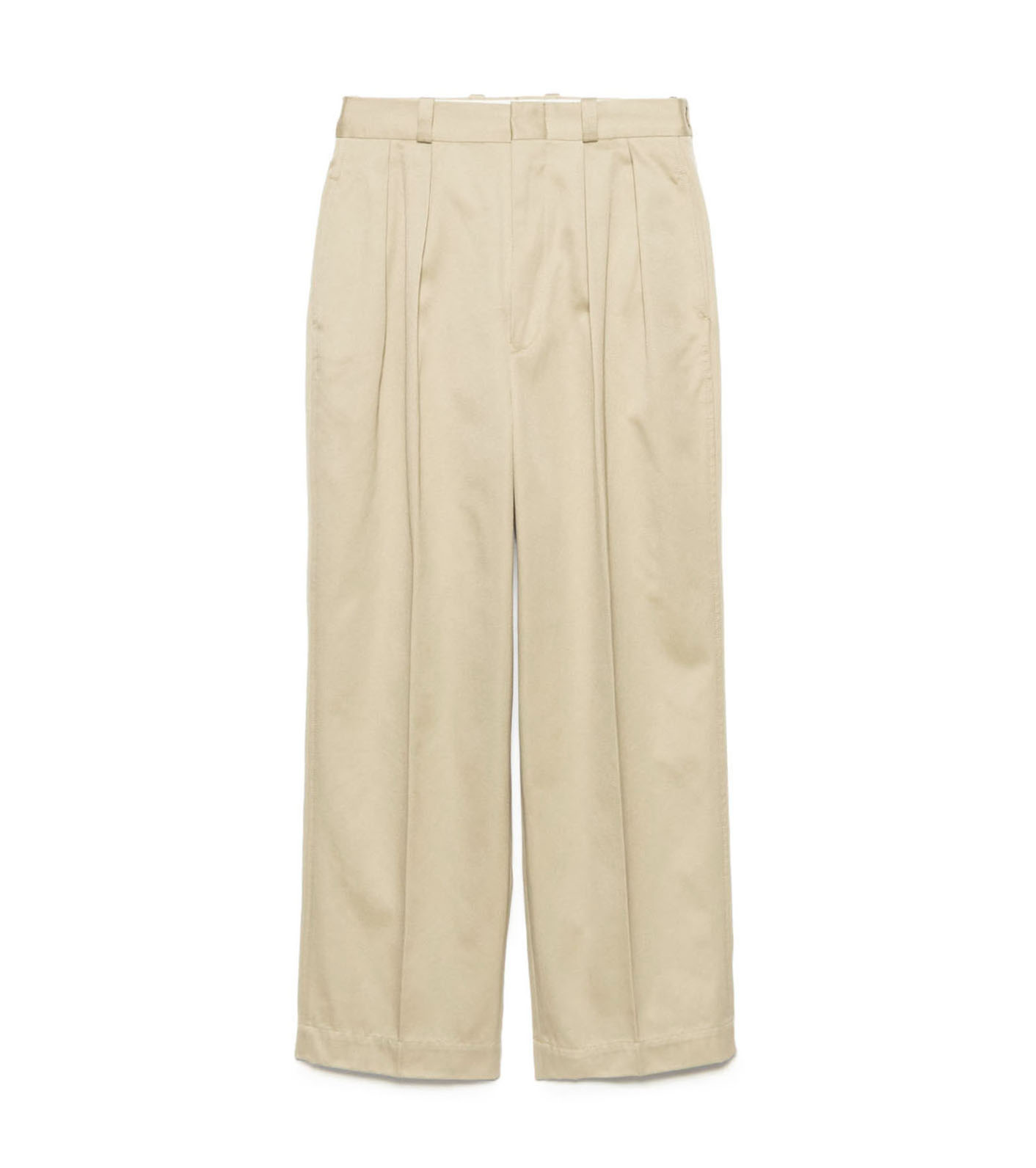 Double Pleated Chino Pants