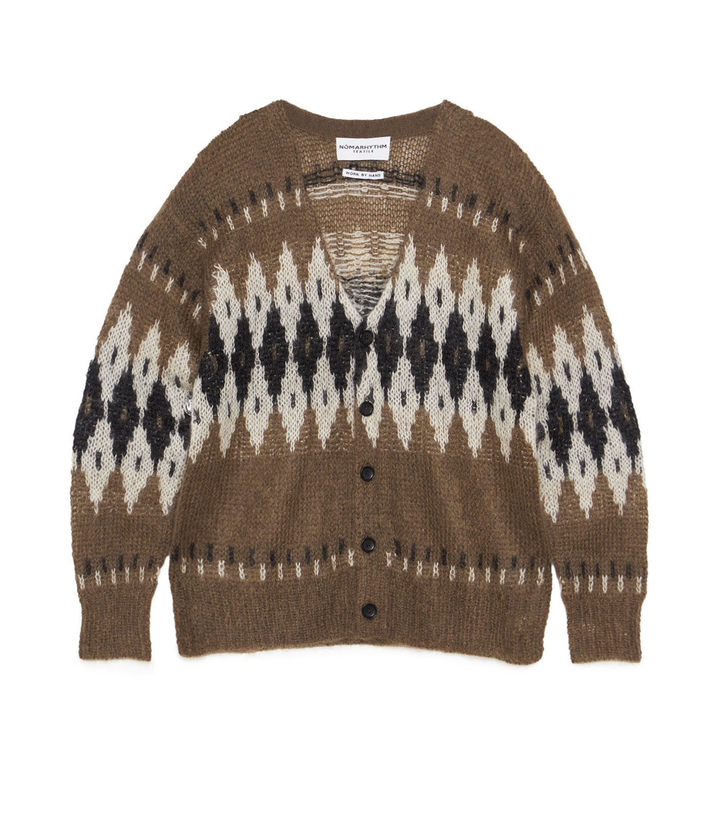 nanamica Exclusive Handknit Snowflake Cardigan