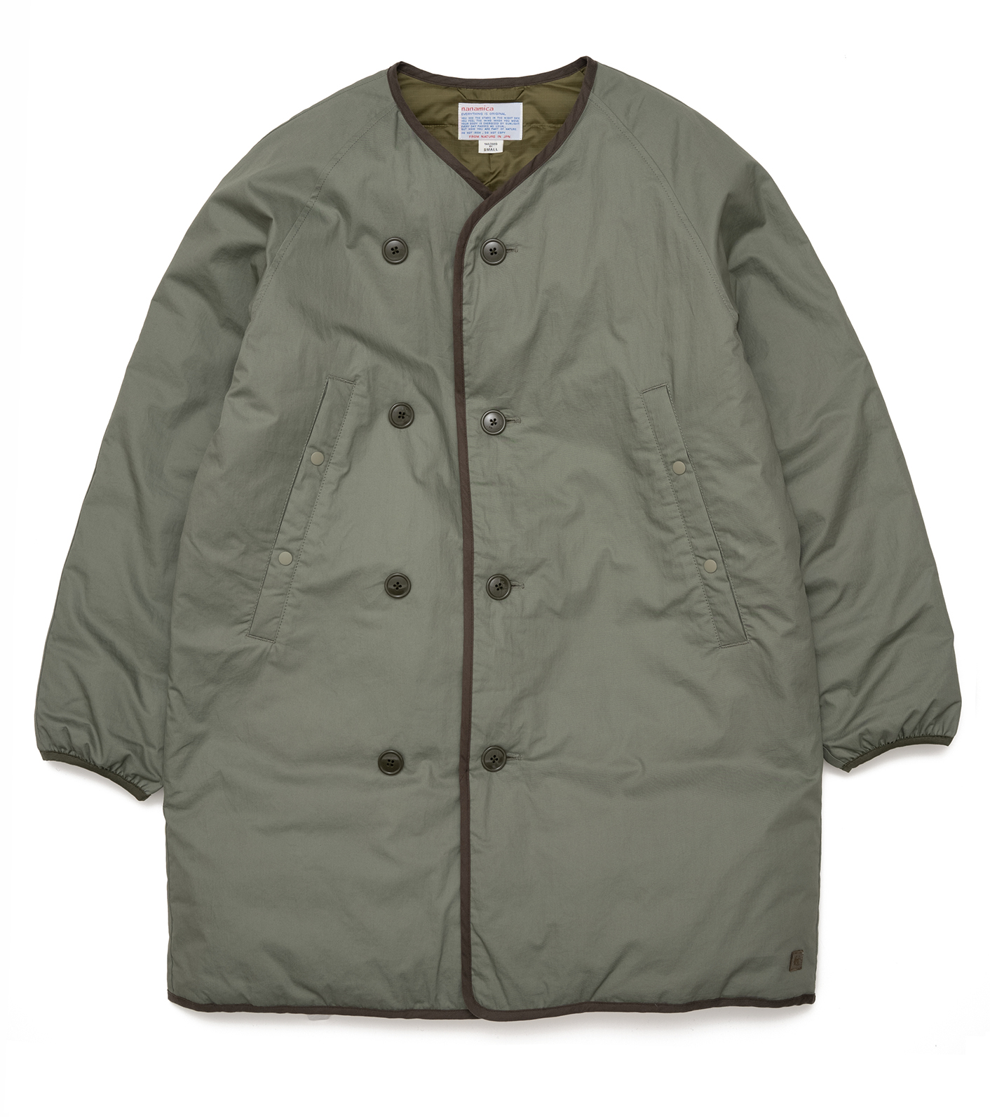nanamica / nanamica boy in Daikanyama Vol. 18 Balmacaan and down coat.