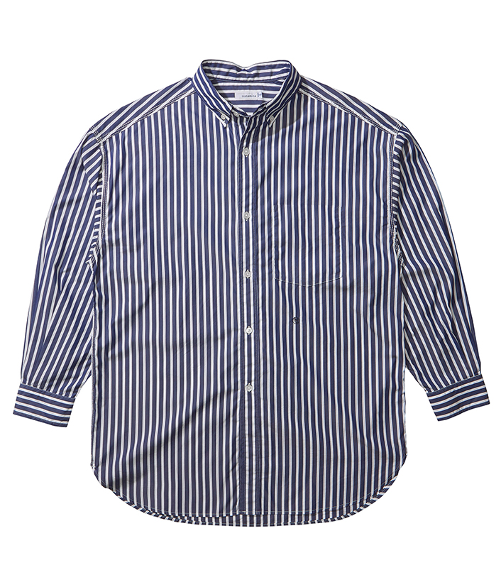 Big Button Down Wind Stripe Shirt