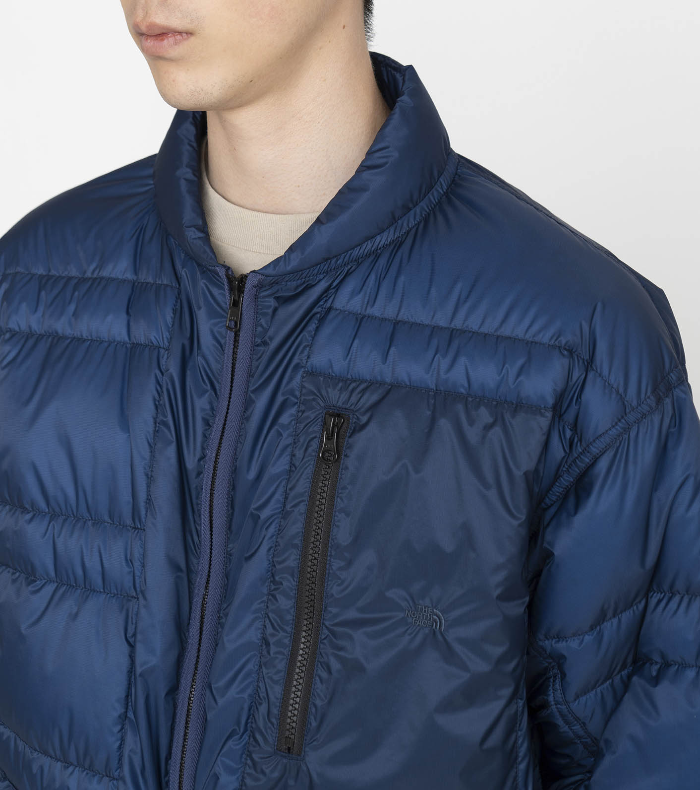 the north face purple label field leather jacket
