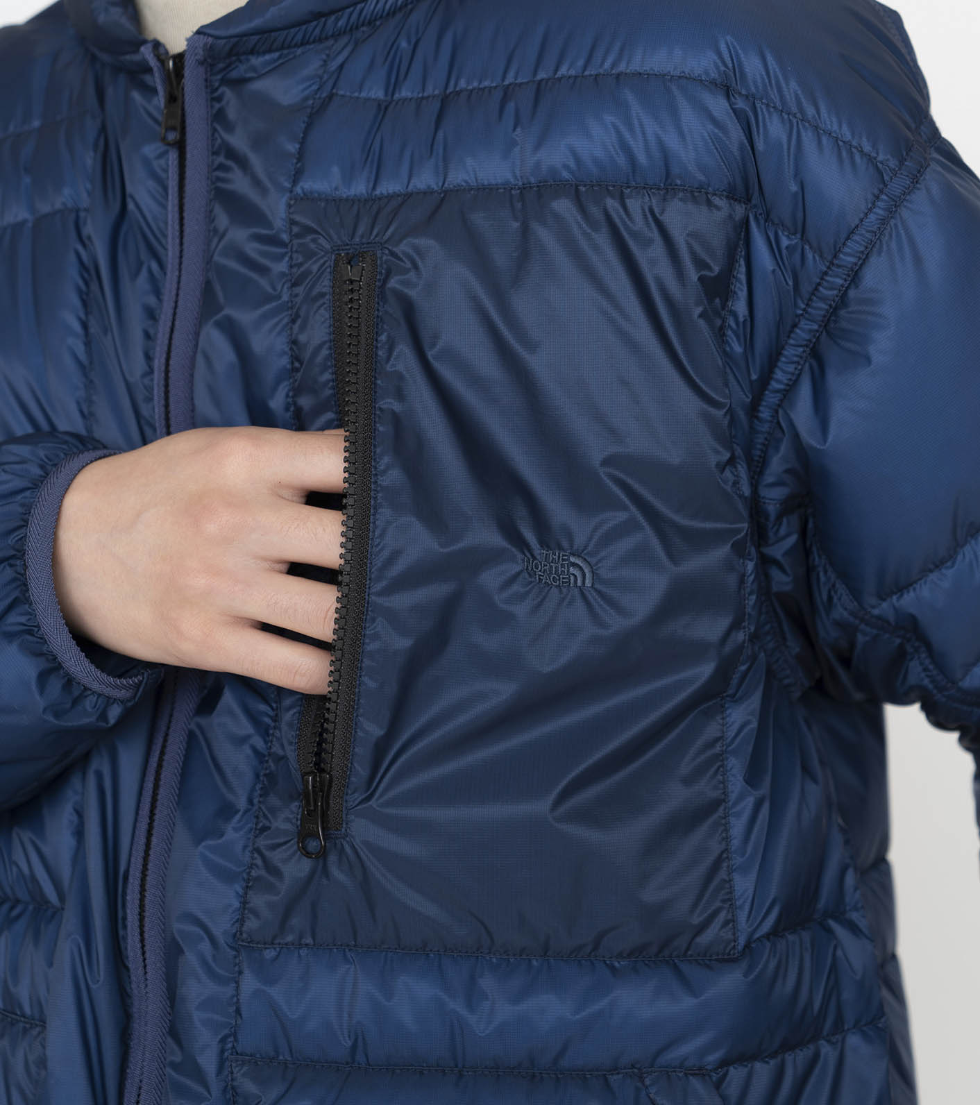 the north face purple label field leather jacket