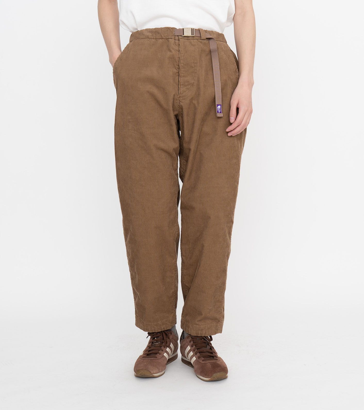 corduroy tapered pants